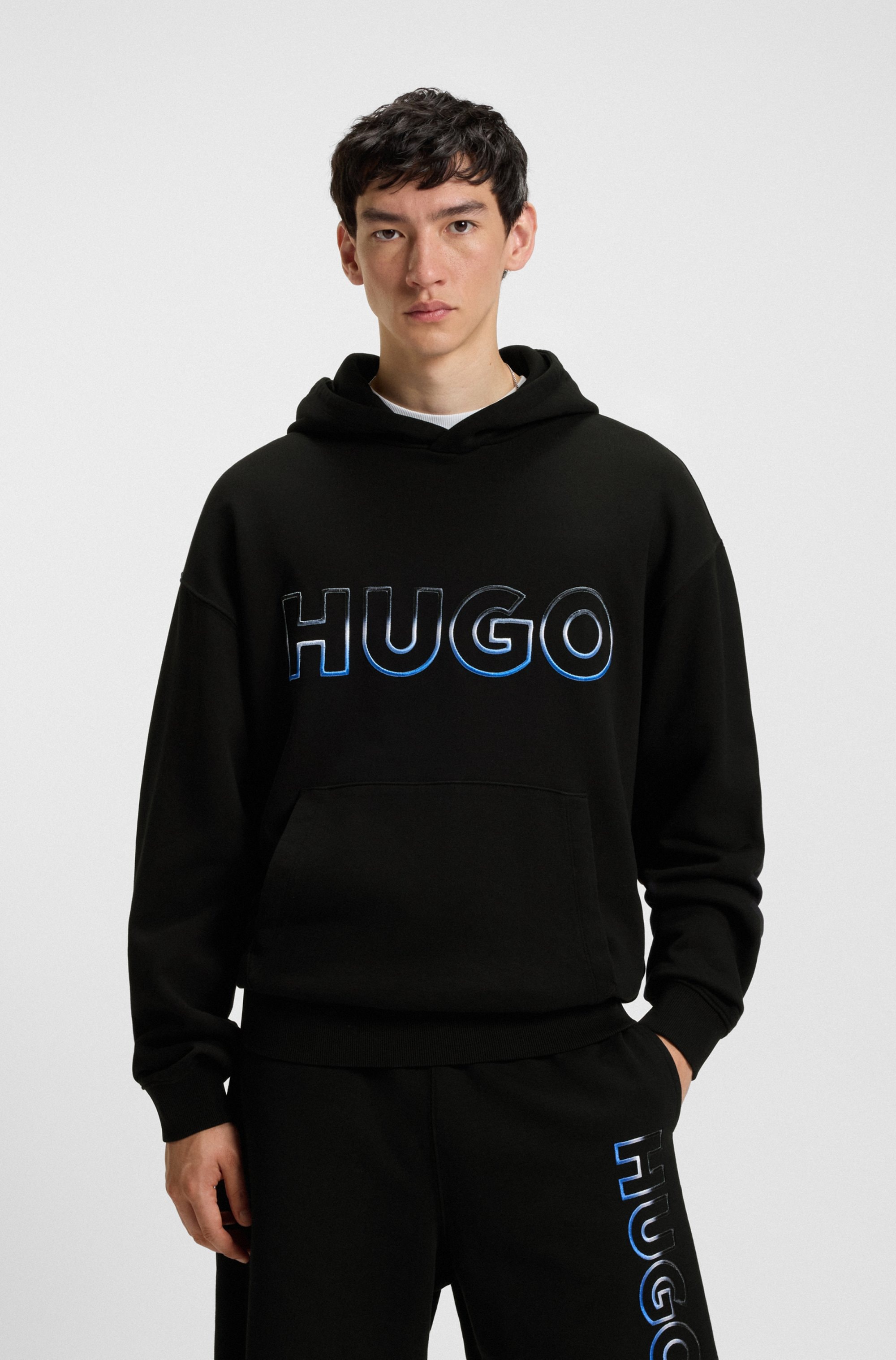 HUGO Blue Sweatshirt Nogudi mit Kapuze, günstig online kaufen