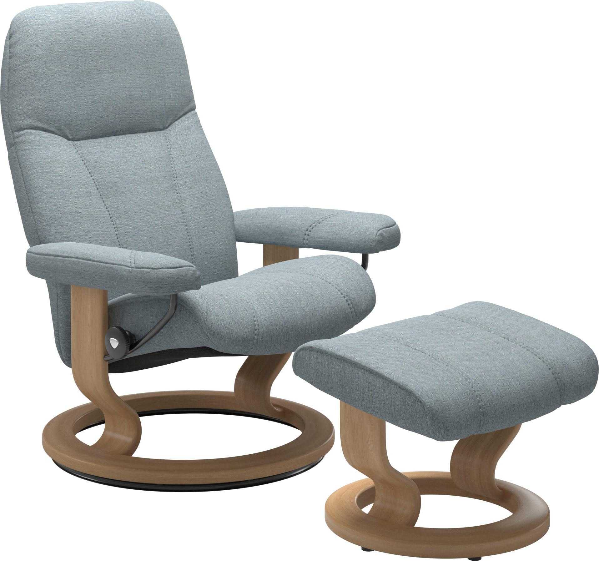 Stressless Relaxsessel "Consul", (Set, Relaxsessel mit Hocker), mit Hocker, günstig online kaufen
