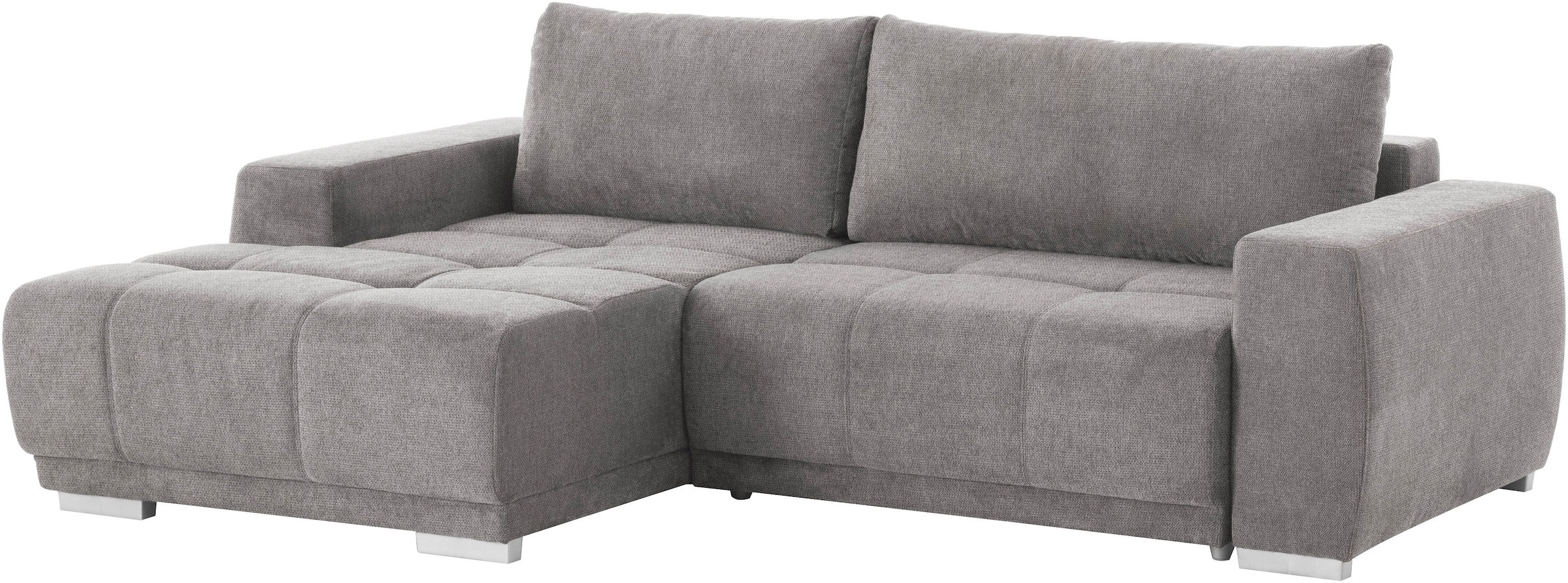 INOSIGN Ecksofa »Bolero L-Form«, wahlweise mit Bettfunktion & Bettkasten