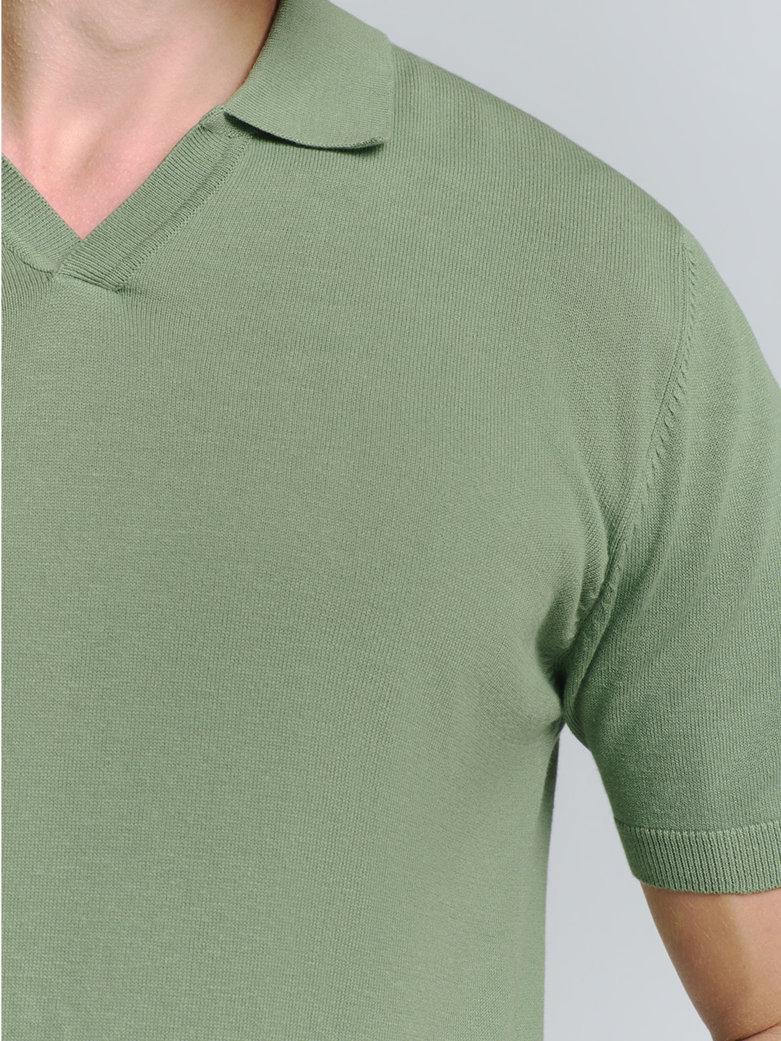 NO EXCESS T-Shirt »No Excess Poloshirt mit kurzen Ärmeln«