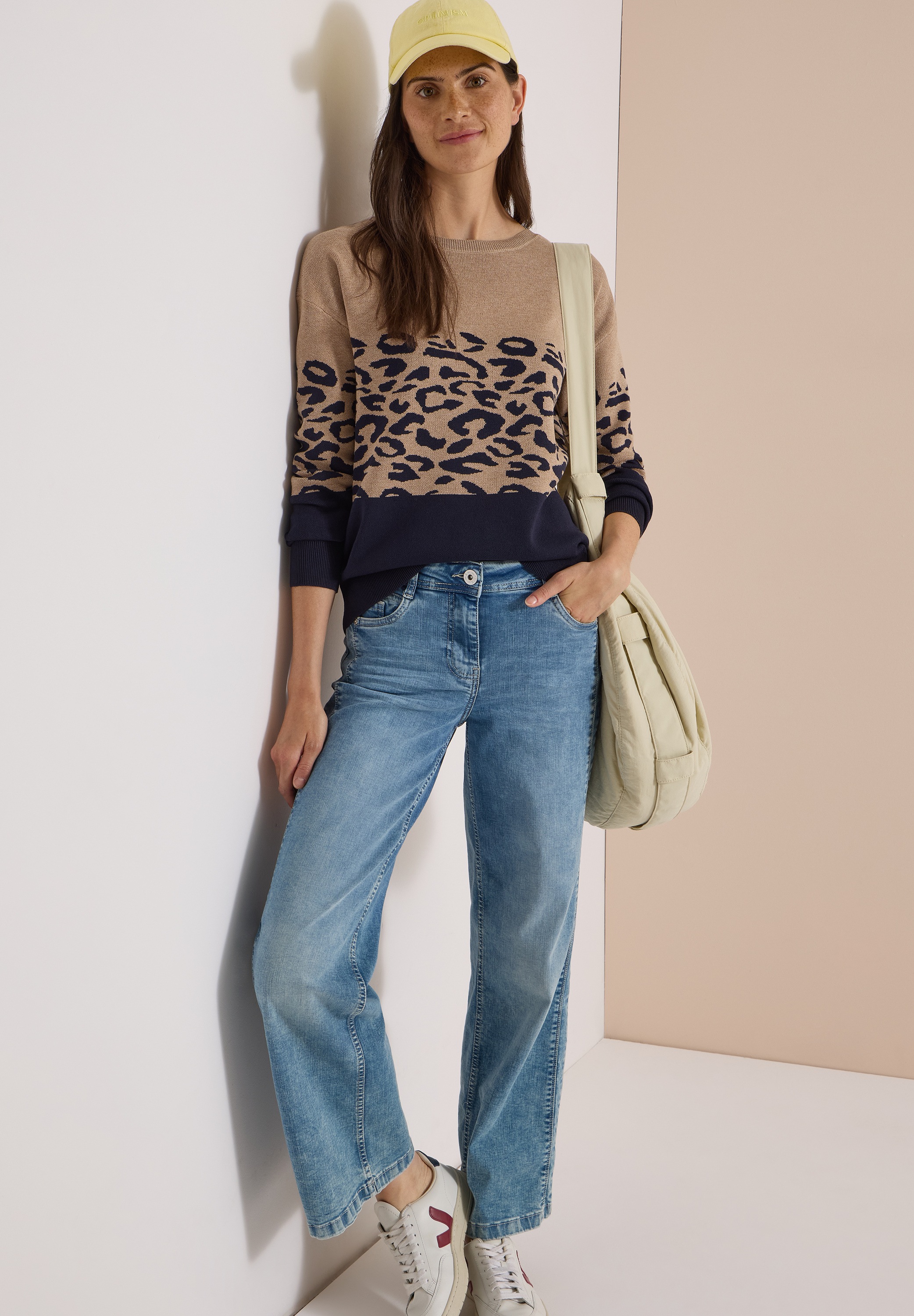 Cecil Strickpullover mit Rundhalsausschnitt