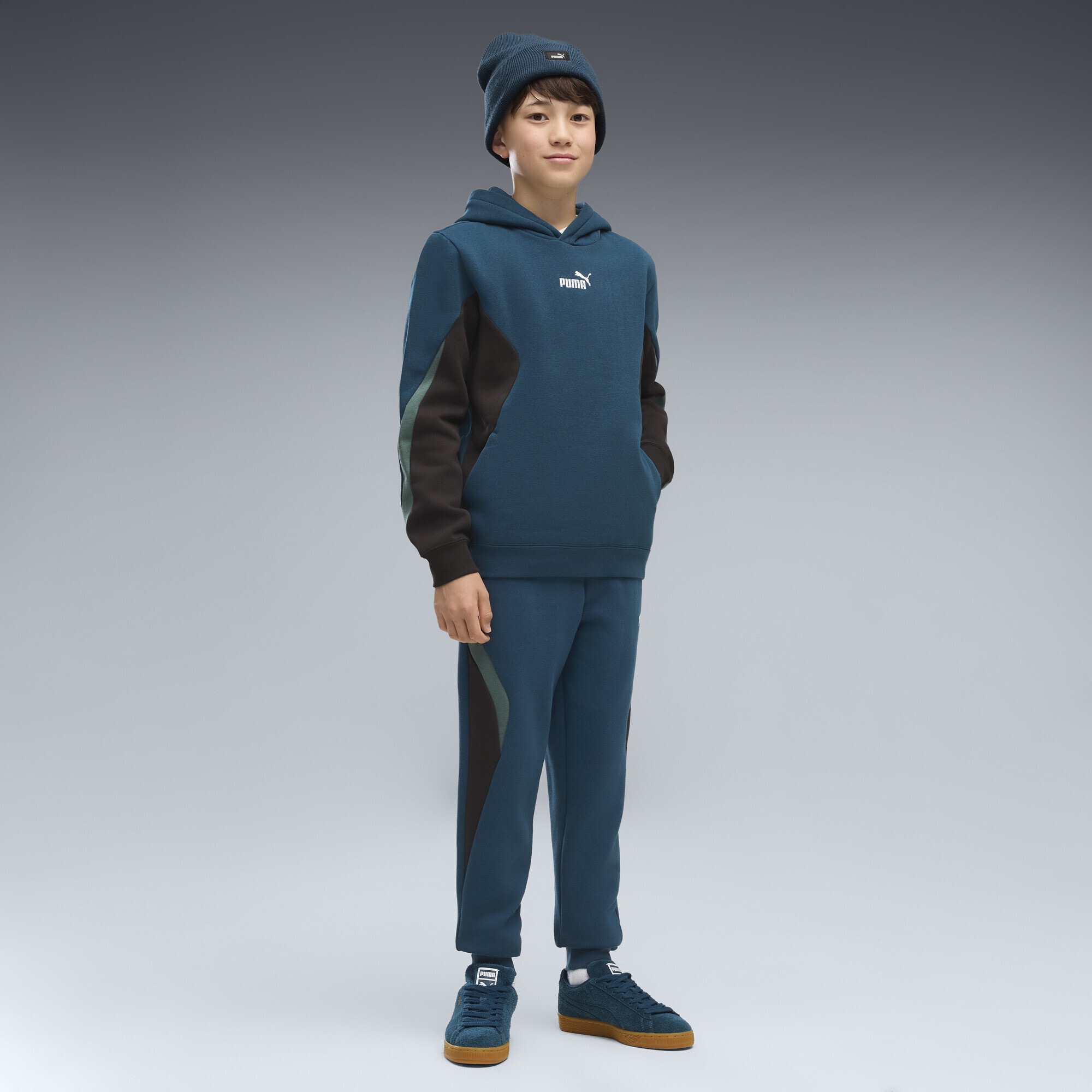 PUMA Hoodie »Essentials Colourblocked Hoodie Jungen«
