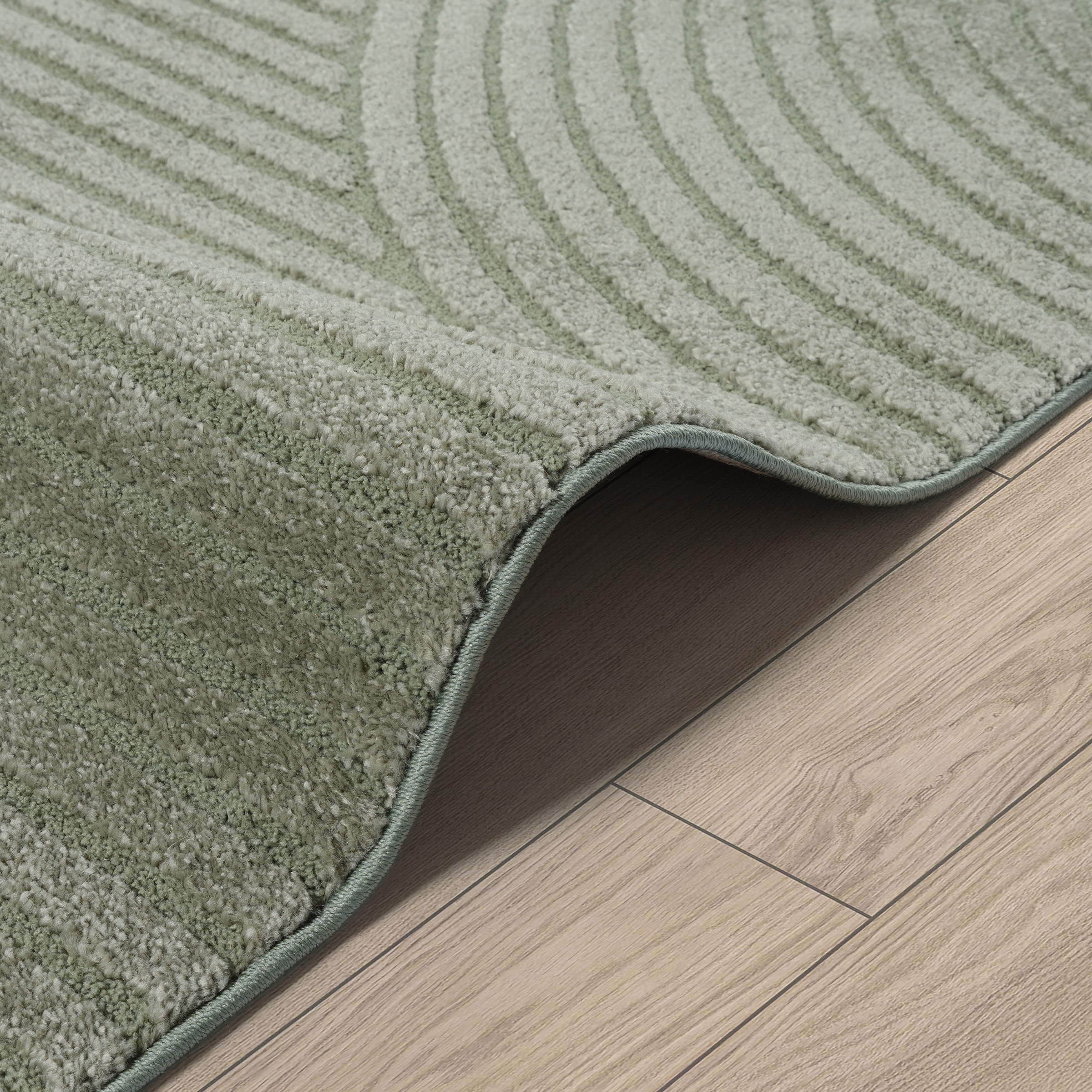 OTTO home Designteppich »Eliaan 3D Optik/Hoch-Tief Effekt« rechteckig 14 mm Höhe hohe Flordichte und angenehm weich, Teppich Wohnzimmer Boho Design