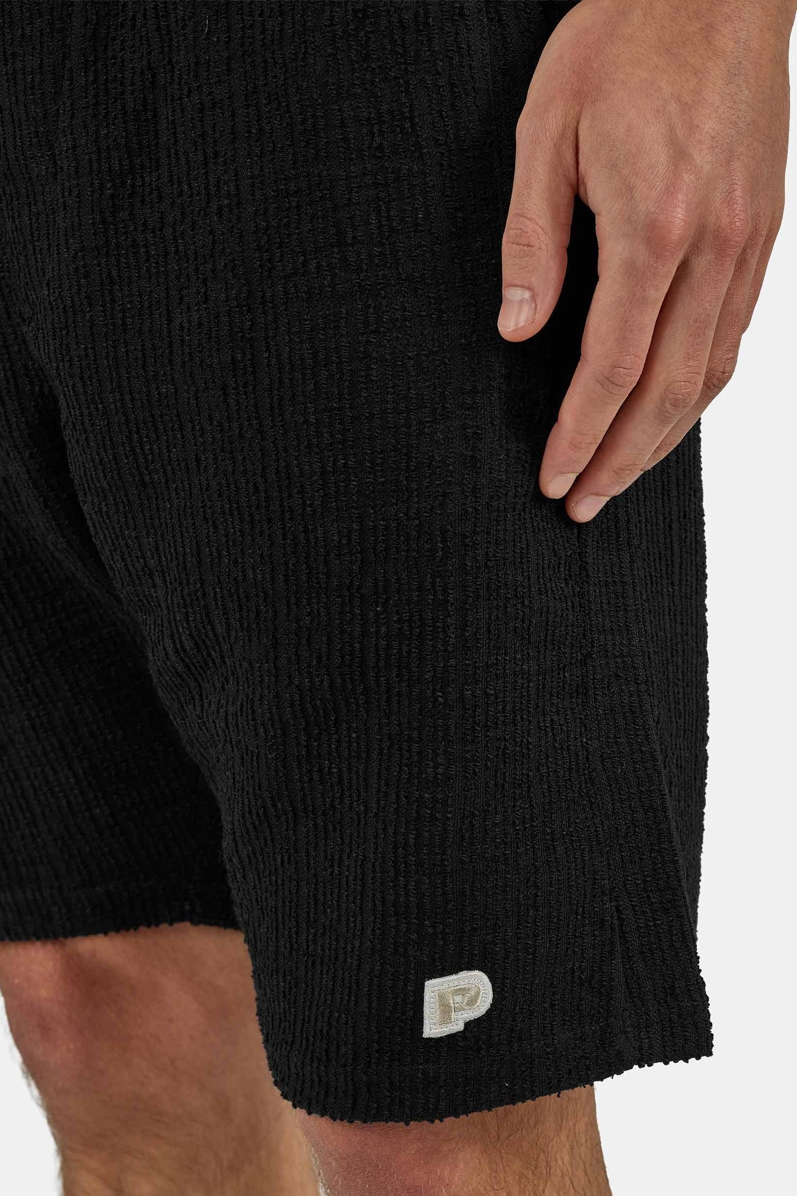 PEGADOR Shorts »Libco Structured Knit Shorts«  Materialmix, regular fit