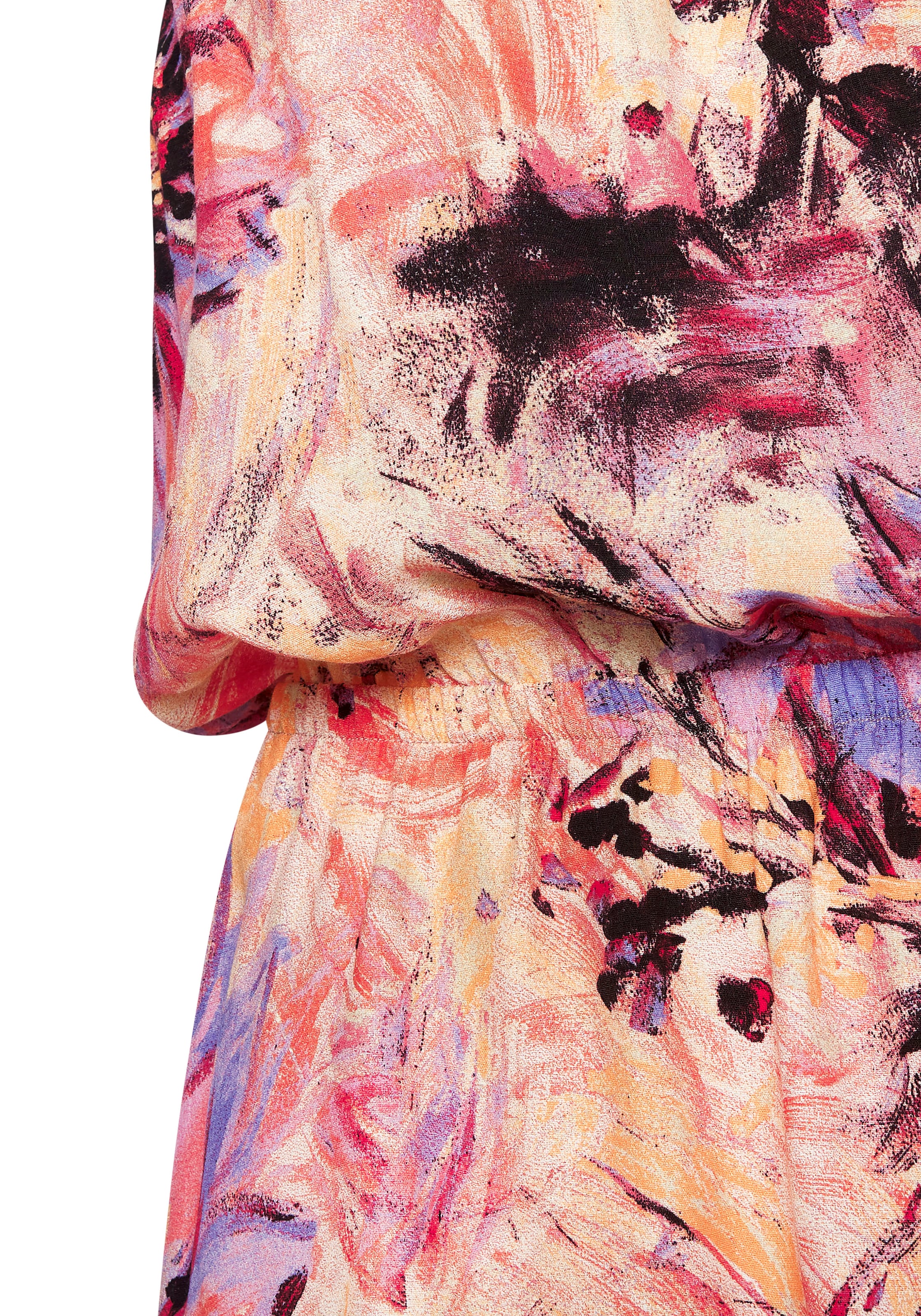 LASCANA Bandeaukleid, mit Alloverprint