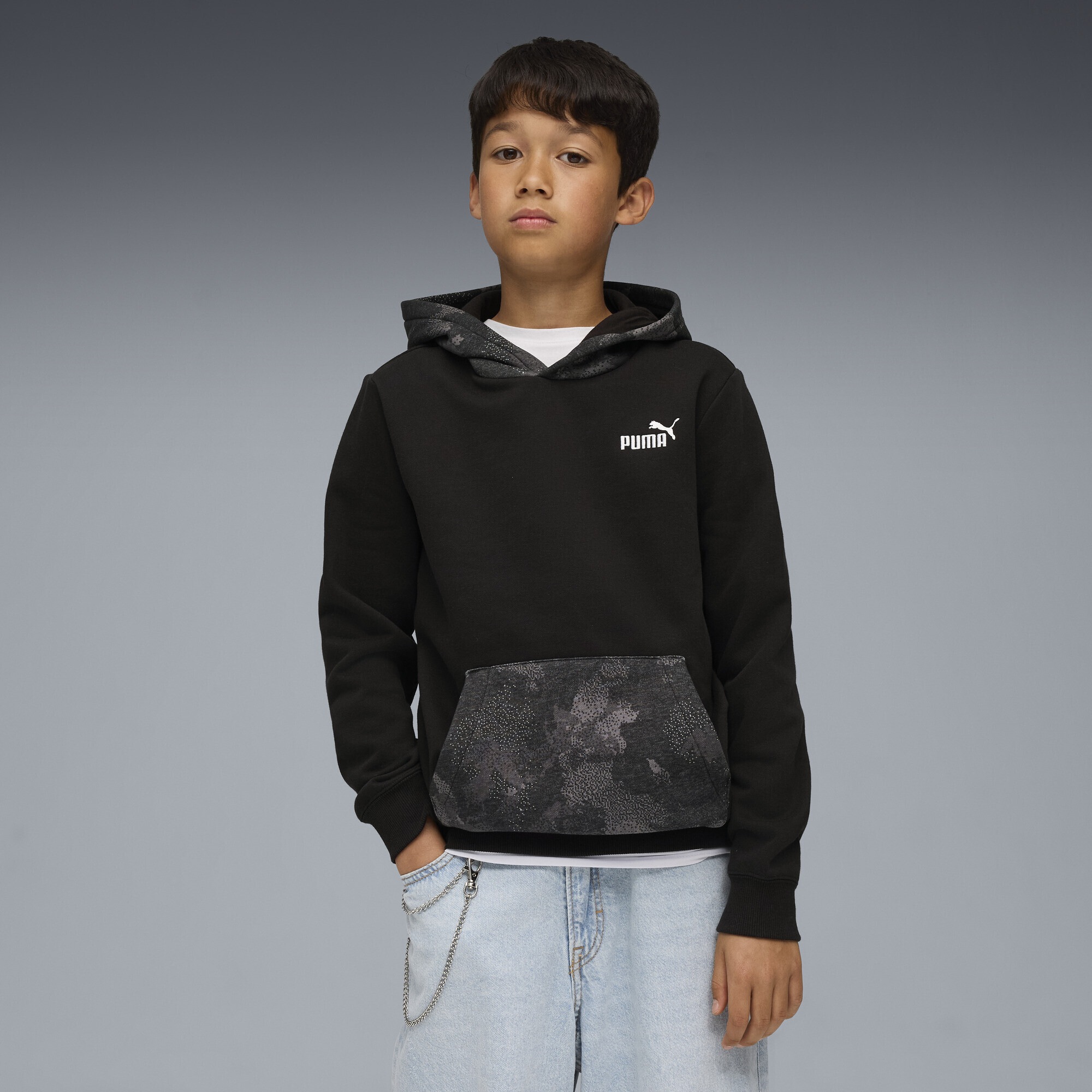 PUMA Hoodie »Essentials Camo Hoodie Jungen«