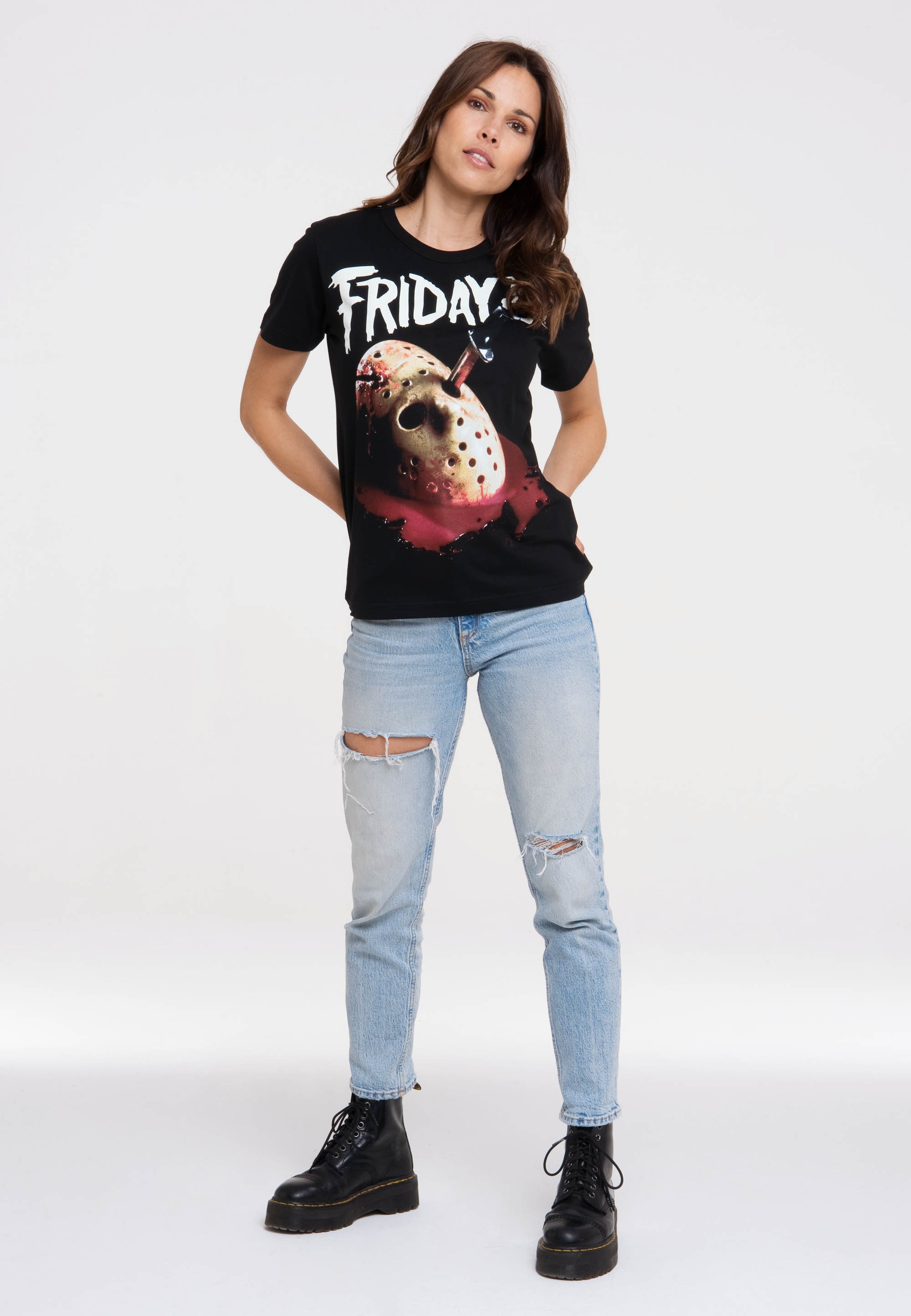 LOGOSHIRT T-Shirt "Friday the 13th", mit lizenziertem Print günstig online kaufen