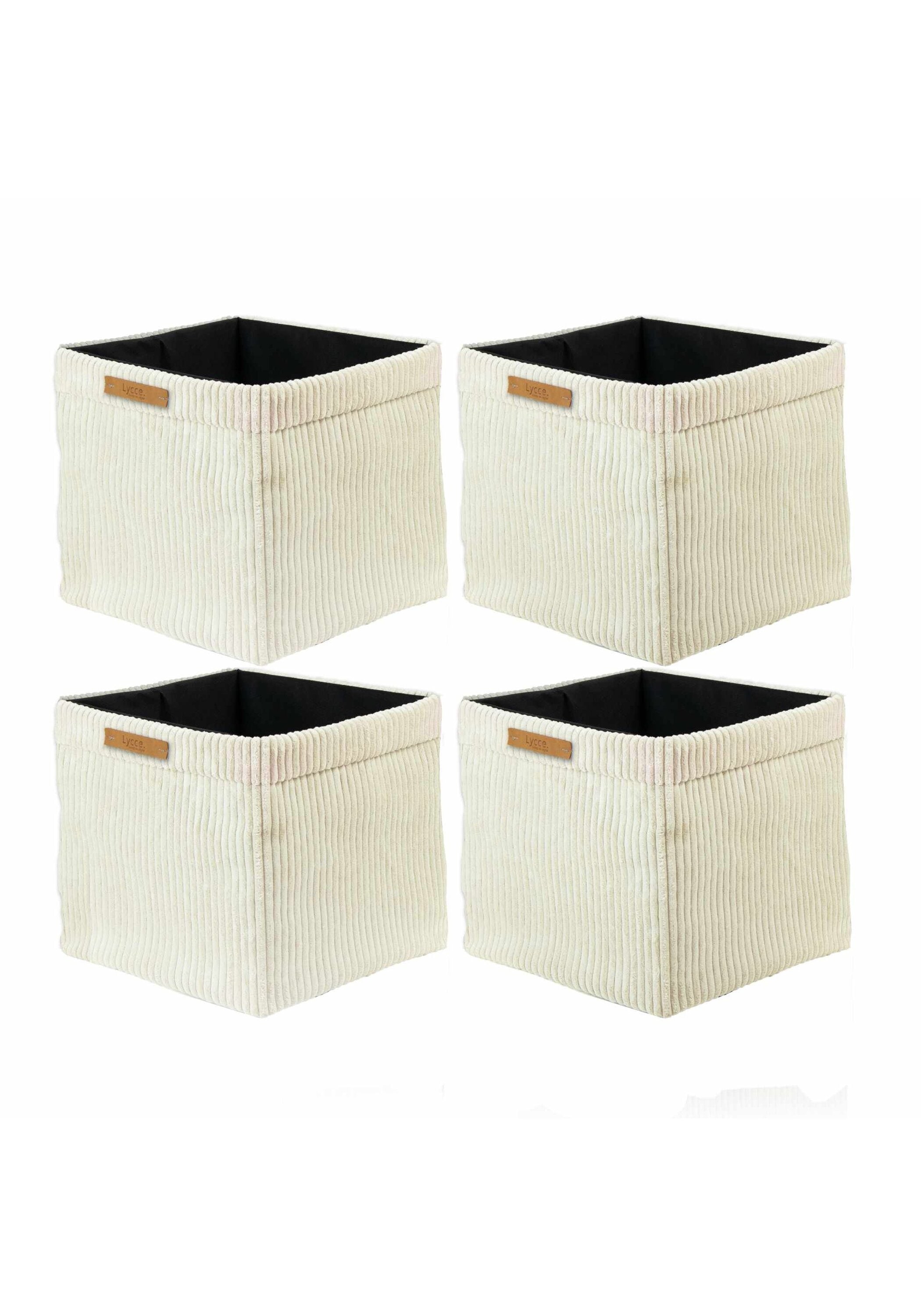 Lycce Aufbewahrungsbox "Aufbewahrungskorb Faltbare Aufbewahrungsbox Cord 4P 4er Pack"