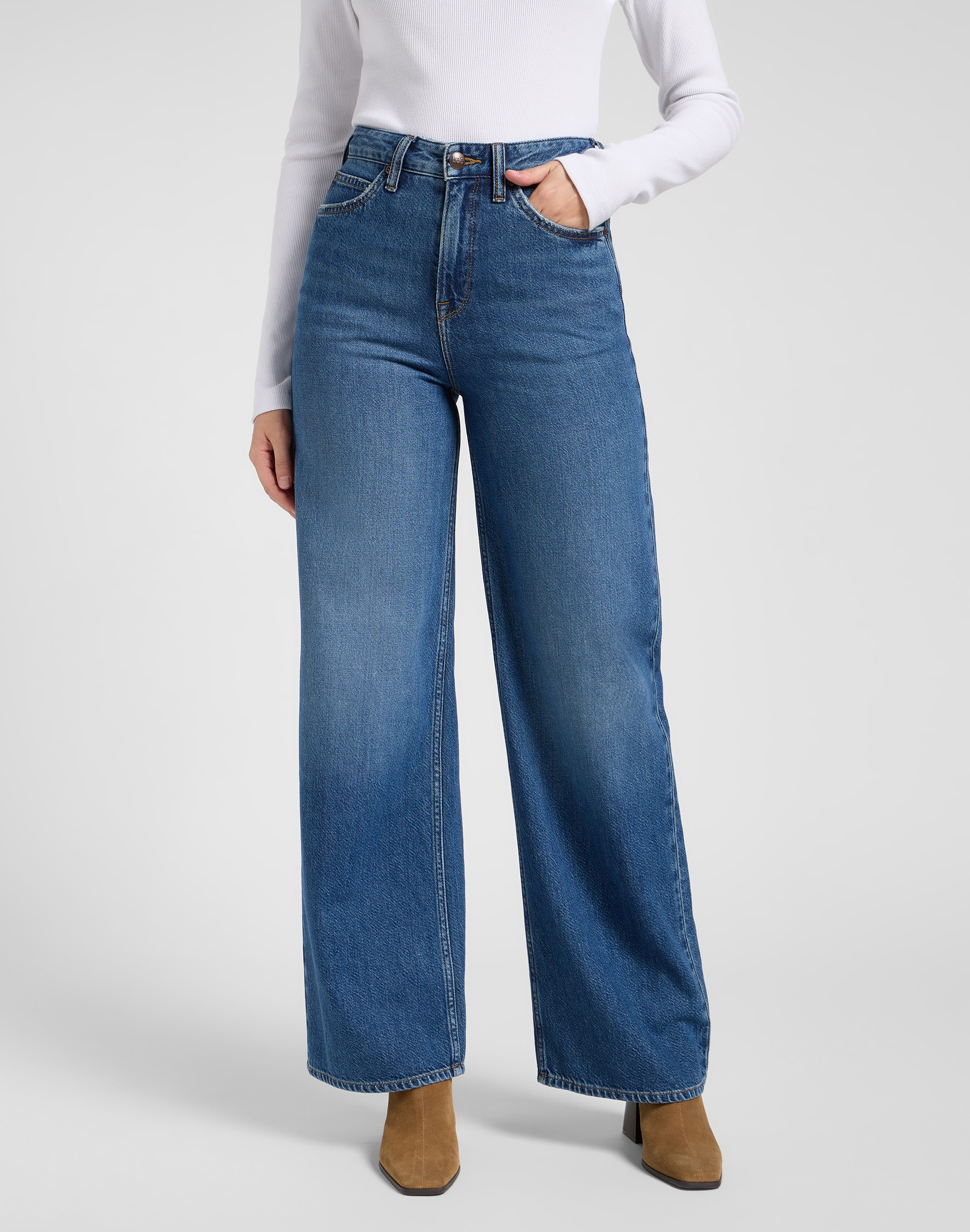Lee Weite Jeans "STELLA" im Five-Pocket Style