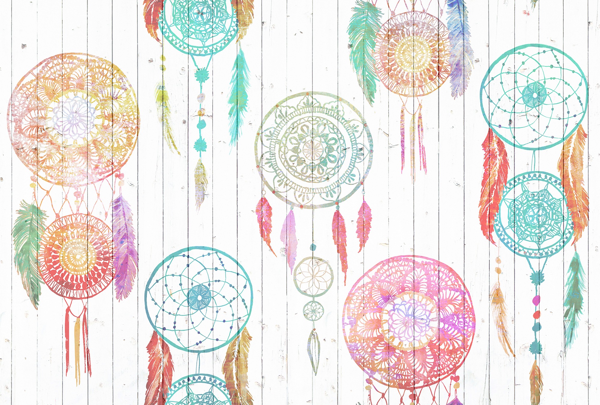 Architects Paper Fototapete »Atelier 47 Dreamcatcher«, orientalisch, Vlies, Wand, Schräge, Decke
