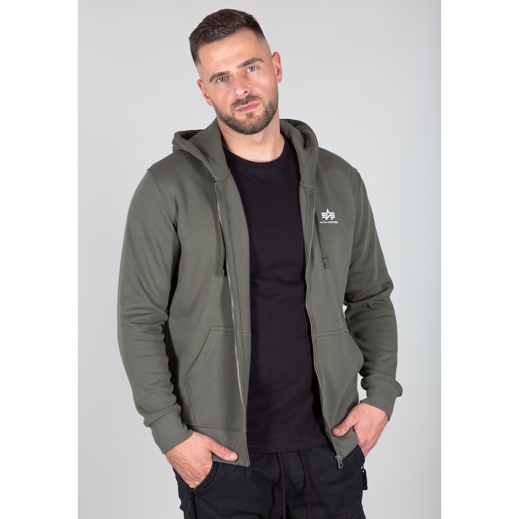 Alpha Industries Kapuzensweatjacke »Basic Zip Hoody SL«