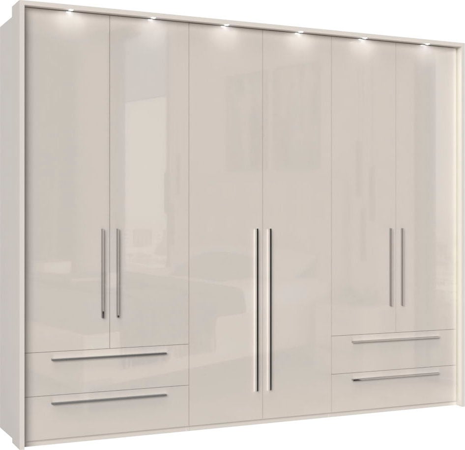Places of Style Drehtürenschrank "Piano, inklusive Rahmen und Beleuchtung, günstig online kaufen