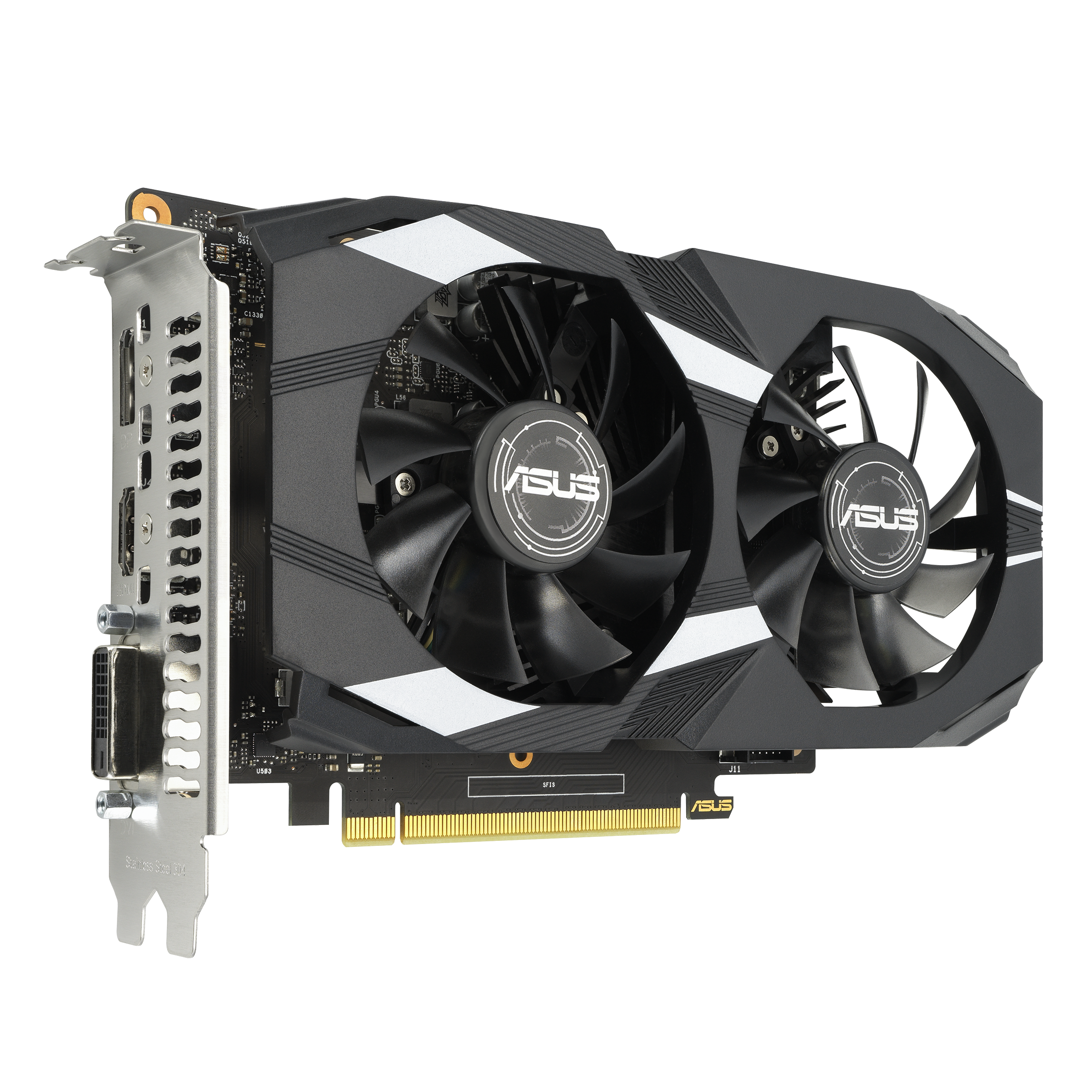 Asus Grafikkarte »DUAL-GTX1650-O4GD6-P-V2«, 4 GB, GDDR6