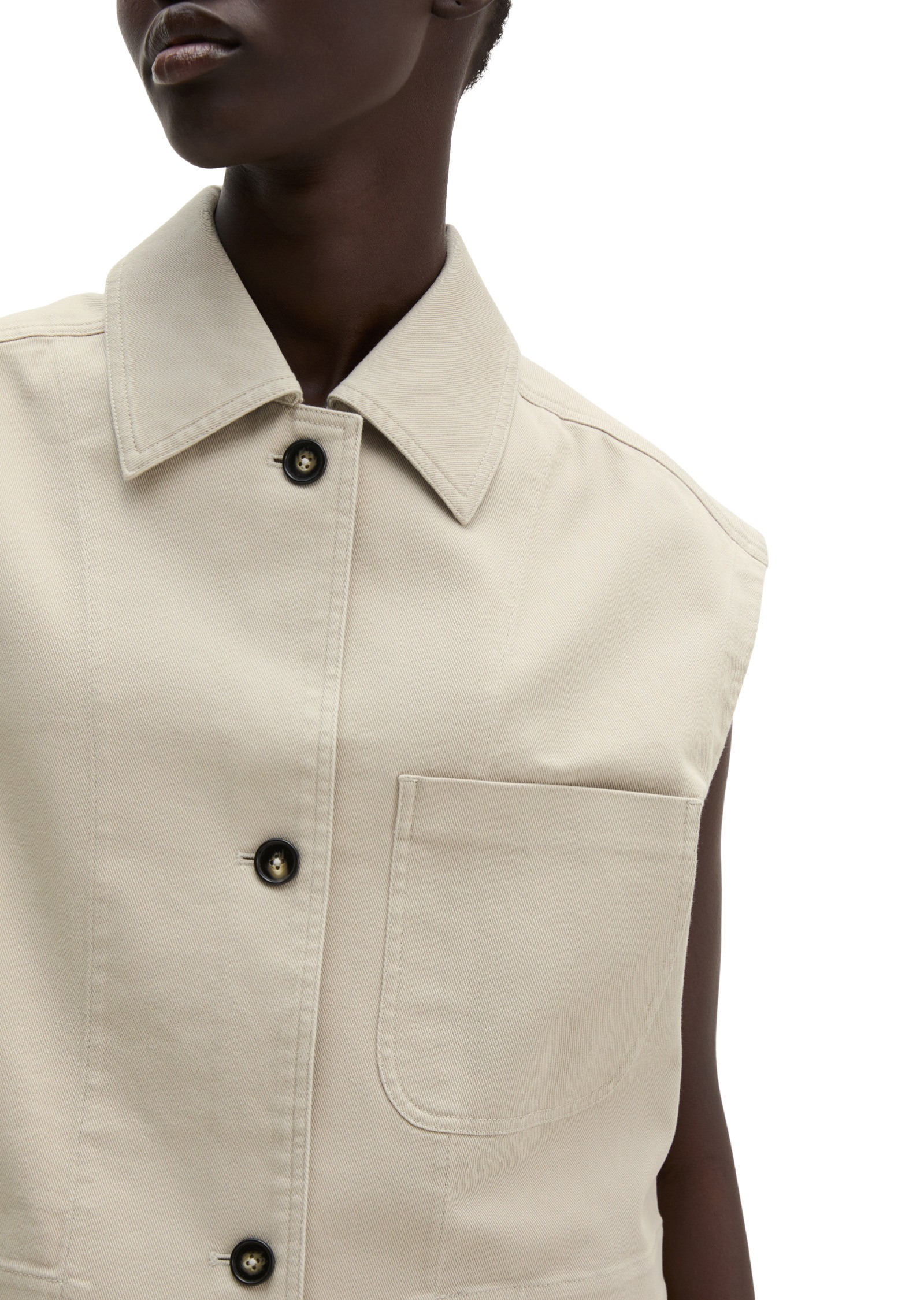 Marc O'Polo Anzugweste »aus Baumwoll-Twill-Stretch«