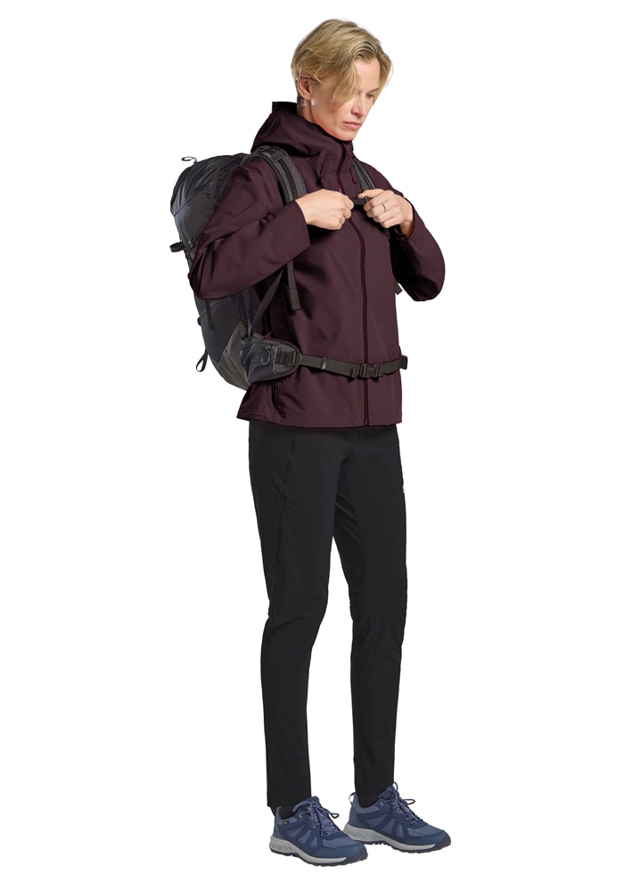Jack Wolfskin Funktionsjacke »HIGHEST PEAK 3L JKT W«, mit Kapuze