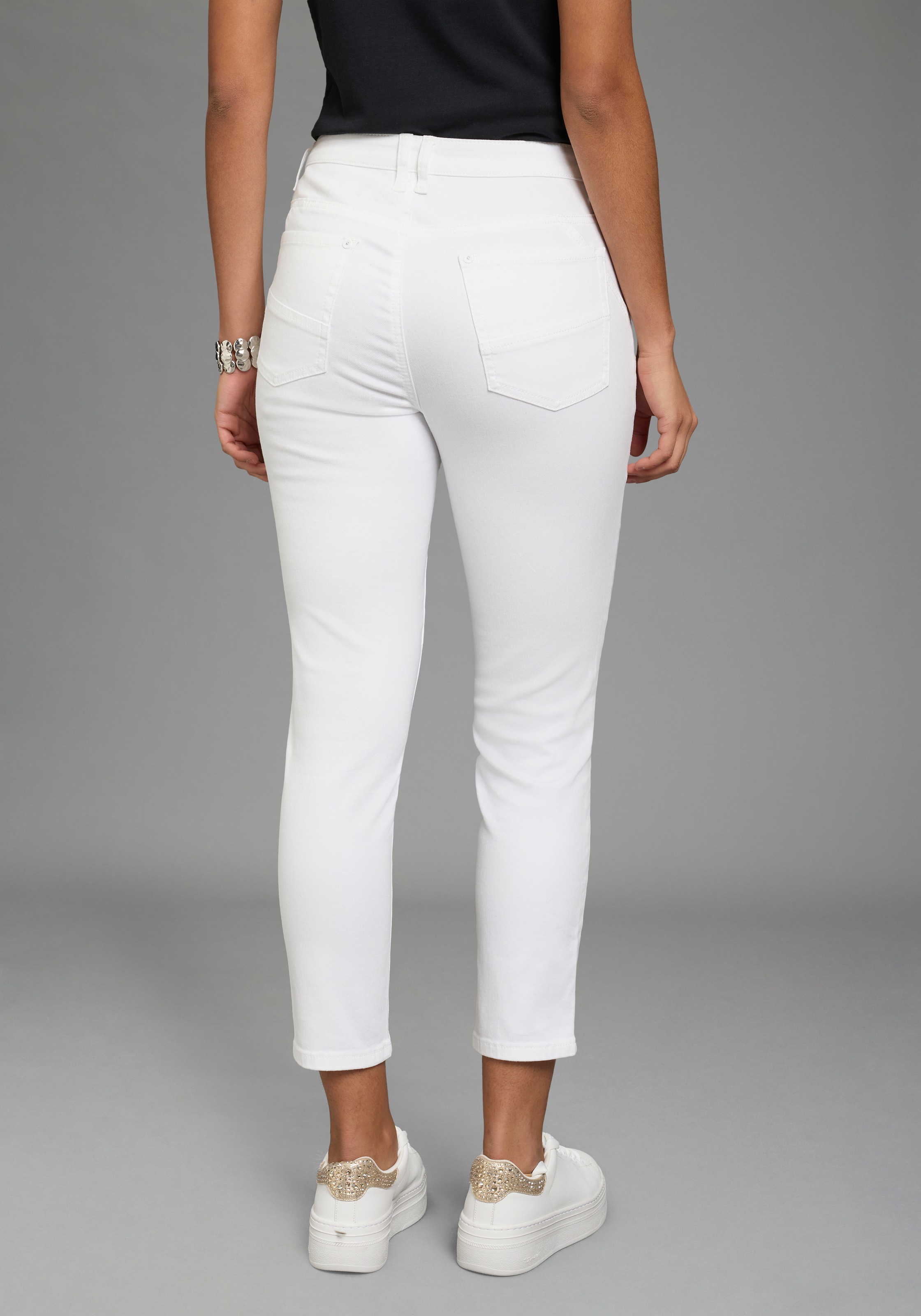 Bruno Banani 7/8-Jeans Skinny Fit, extra enger Beinverlauf, 7/8-Länge, mit günstig online kaufen