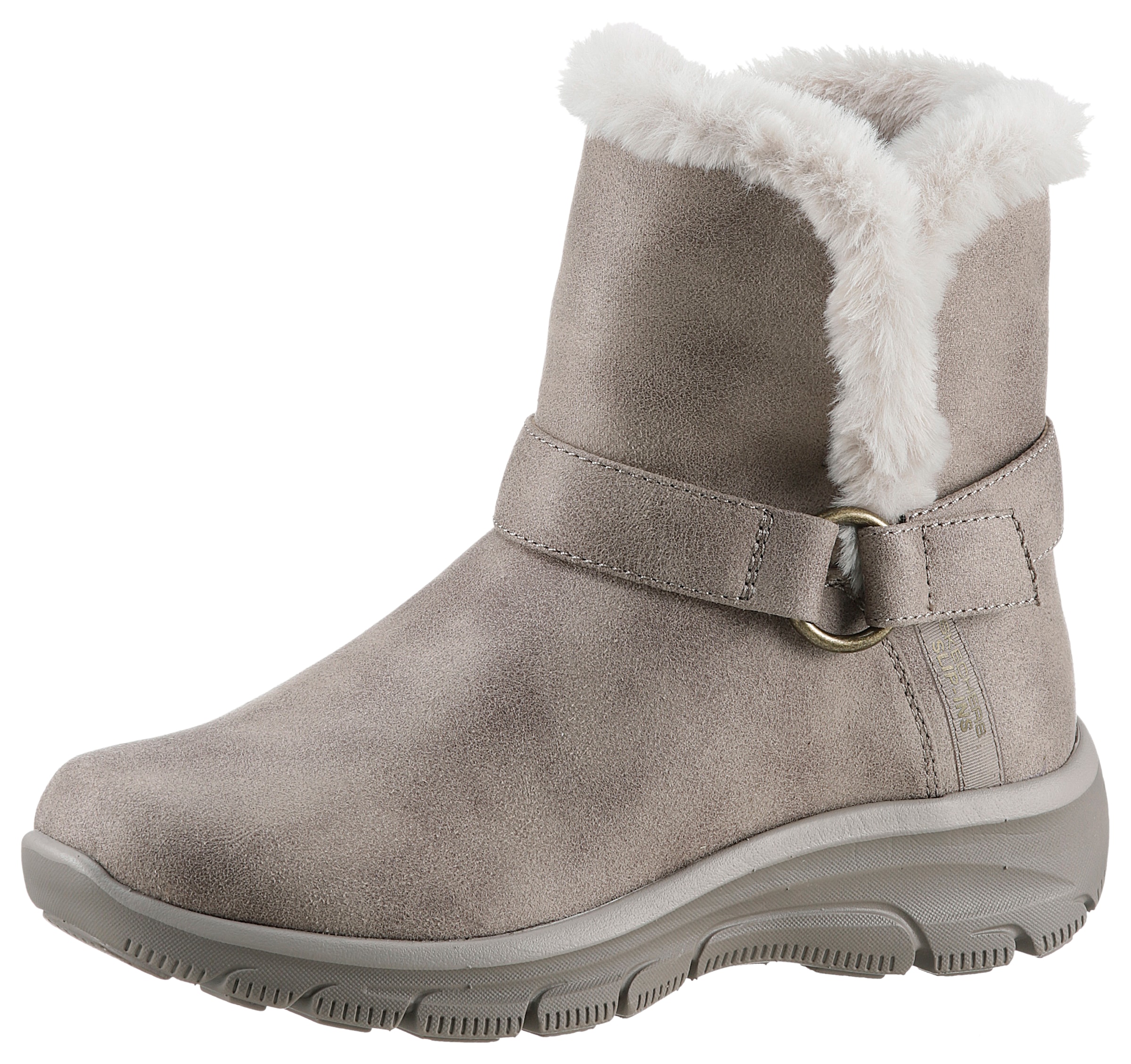 Skechers Winterstiefel »EASY GOING-DREAMERS MOVE«, Schlupfstiefel, Snowboots, Winterschuh mit Slip-Ins Schafteinstieg