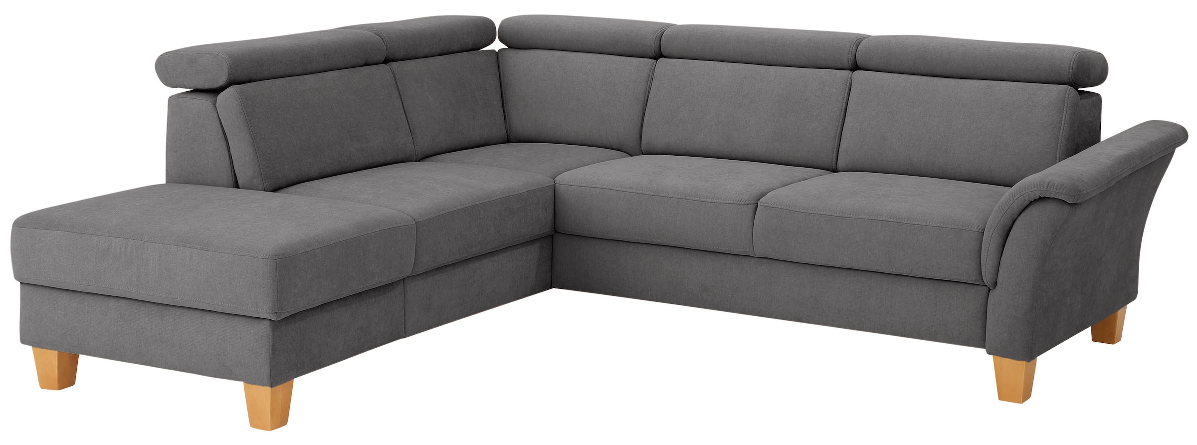 Home affaire Ecksofa »Conville L-Form« Federkern, wahlweise mit Bettfunktion und Bettkasten bzw. Stauraum