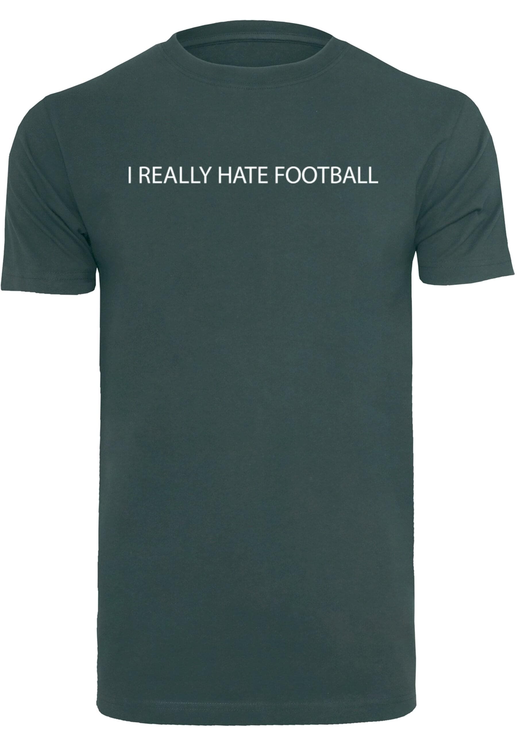 Merchcode T-Shirt "Merchcode Herren Hate Football T-Shirt Round Neck" günstig online kaufen