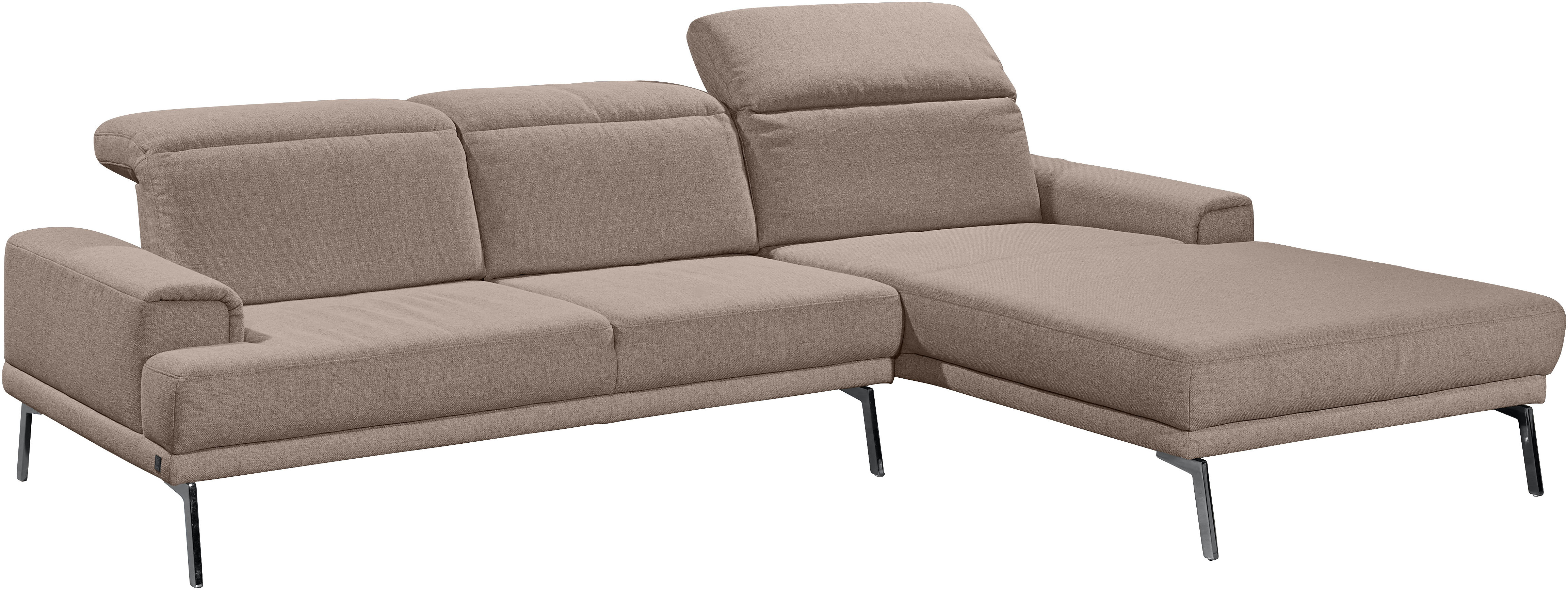 Thumbnail - Musterring Ecksofa "MR 4580", mit Kopf- und Sitztiefenverstellung, Metallfuß chrom, 288 x 193/220cm