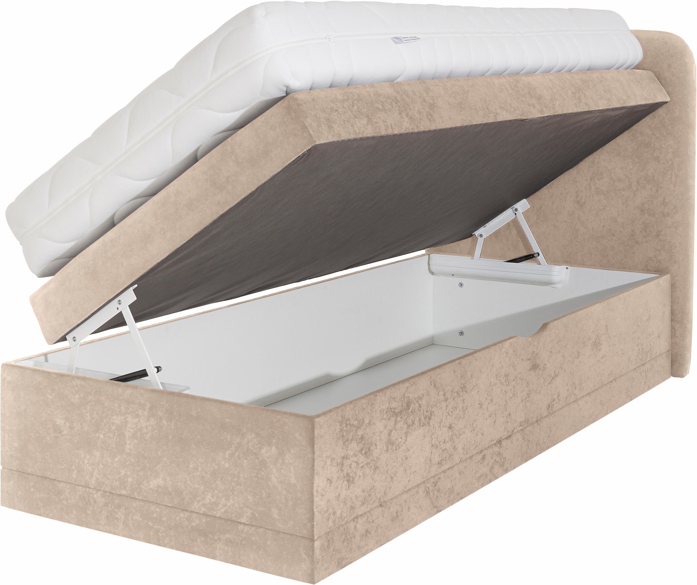 Westfalia Schlafkomfort Boxspringbett, wahlweise mit Bettkasten und 2 Matratzenqualitäten