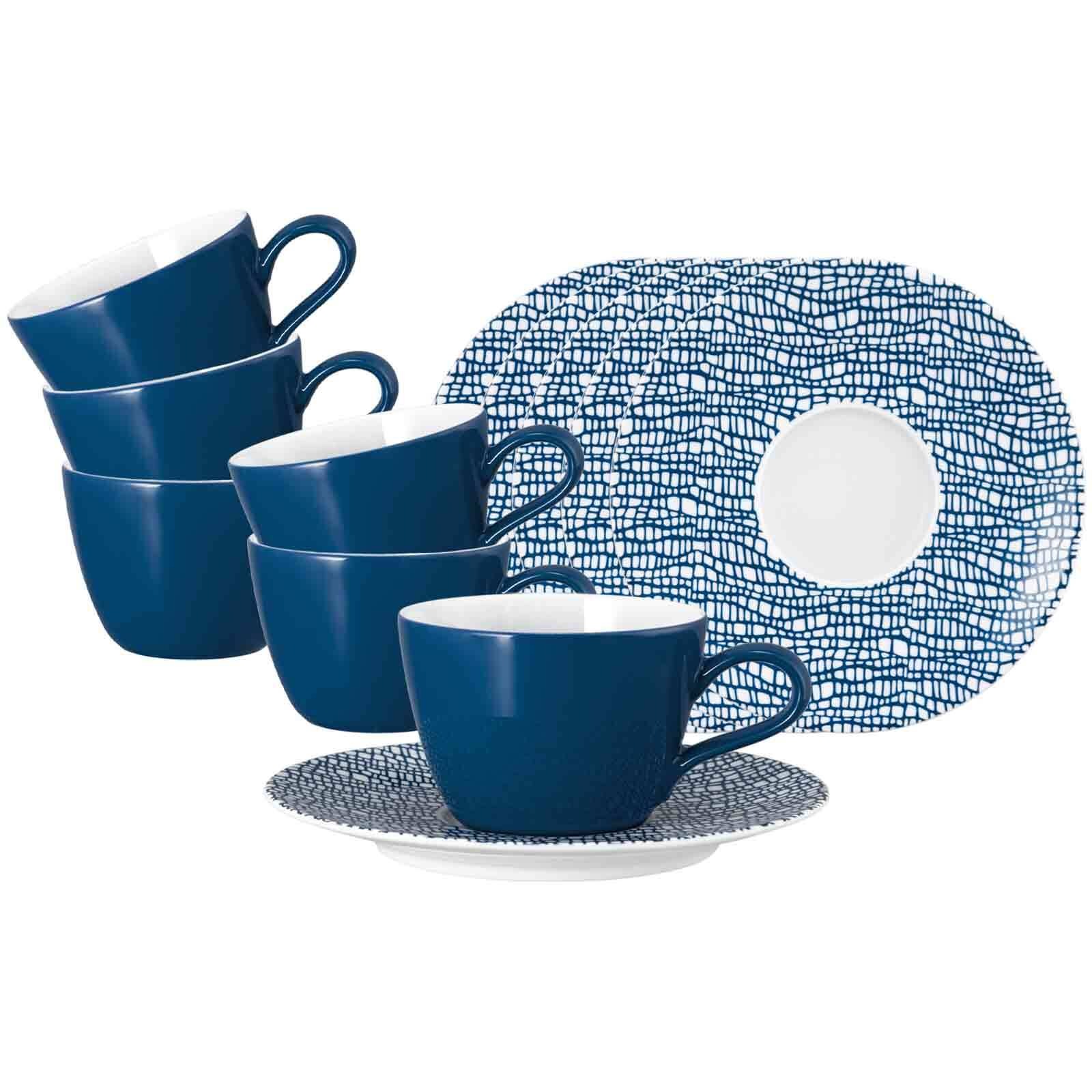 Seltmann Weiden Tasse "Kaffeetassen mit Untertassen Life Fashion 240 ml 6er günstig online kaufen