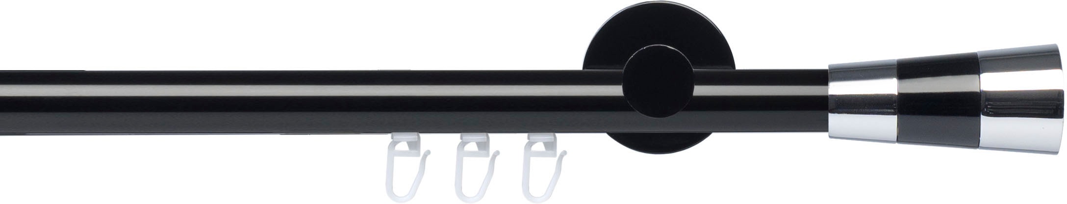 Liedeco "Innenlaufgarnitur 20 mm Piano Granada" Ø 20 mm 1 läufig-läufig Fixmaß Gardinenstange Komplett