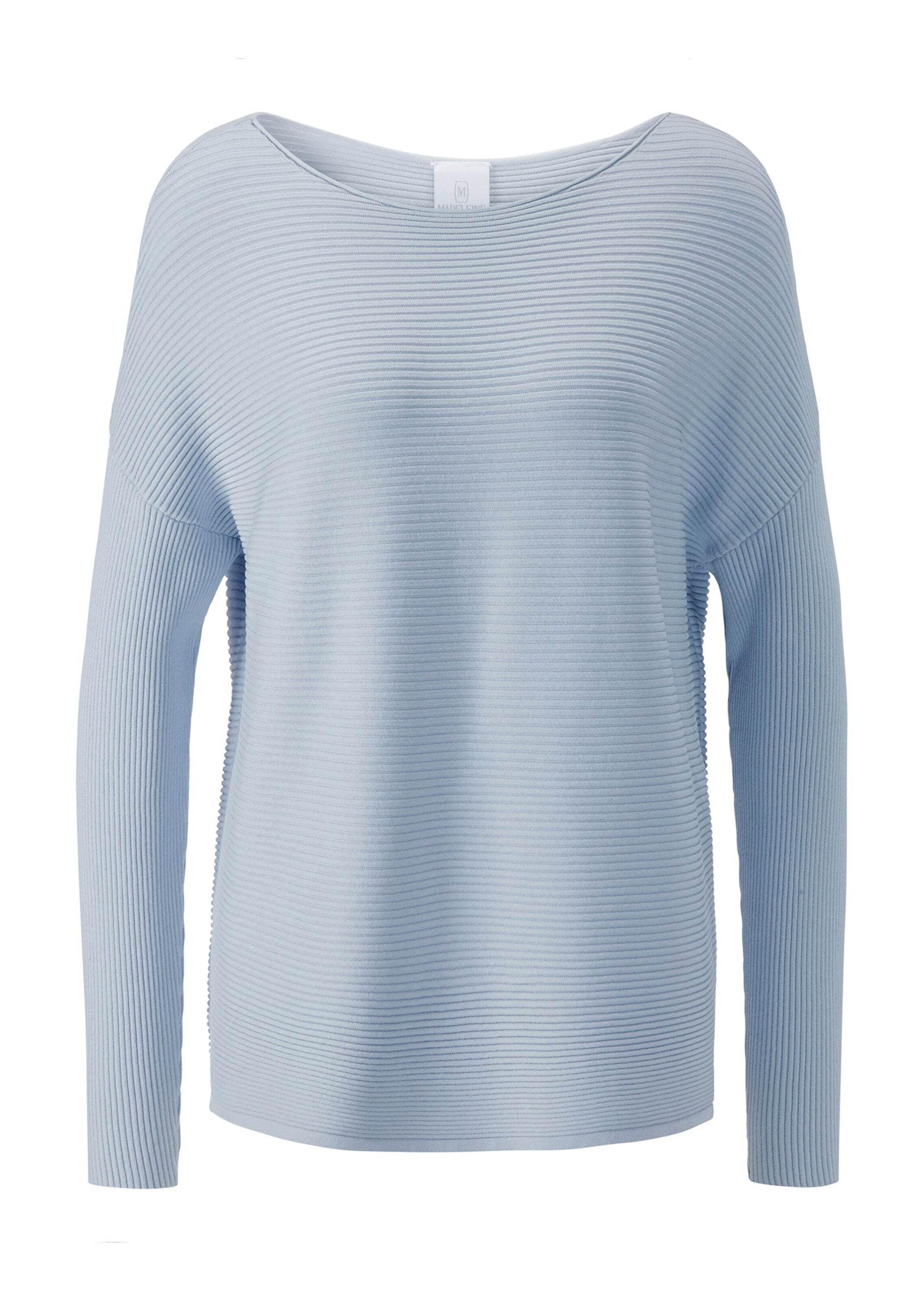 MADELEINE Longpullover "Pullover Quergerippter Strick-Pullover mit langen Ä günstig online kaufen