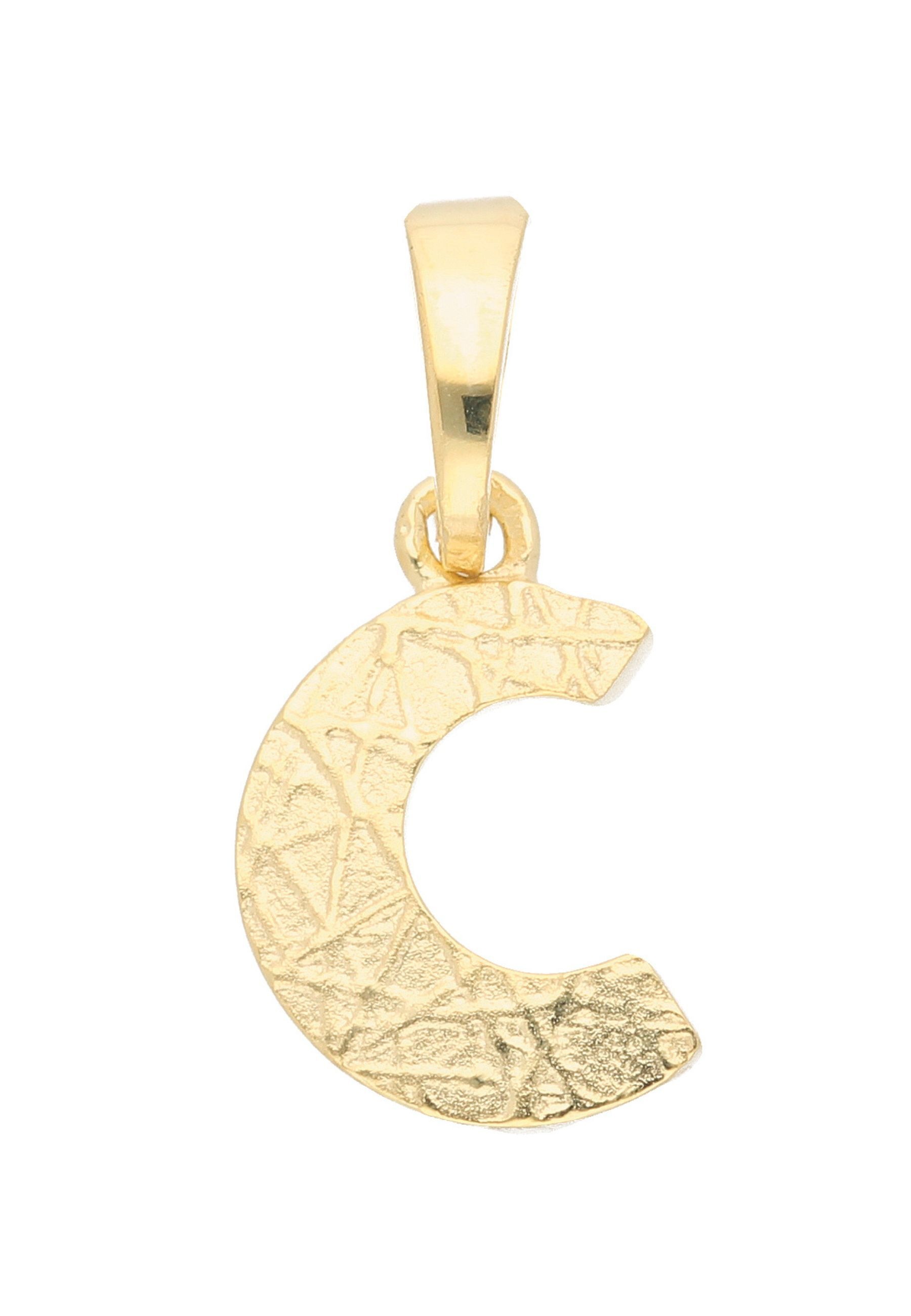 ADELIA ́S Damen Buchstabenanhänger "Damen & Herren 333 Gold Buchstabenanhänger C", Gold, gold, Gold, Schmuckanhänger, für Damen & Herren