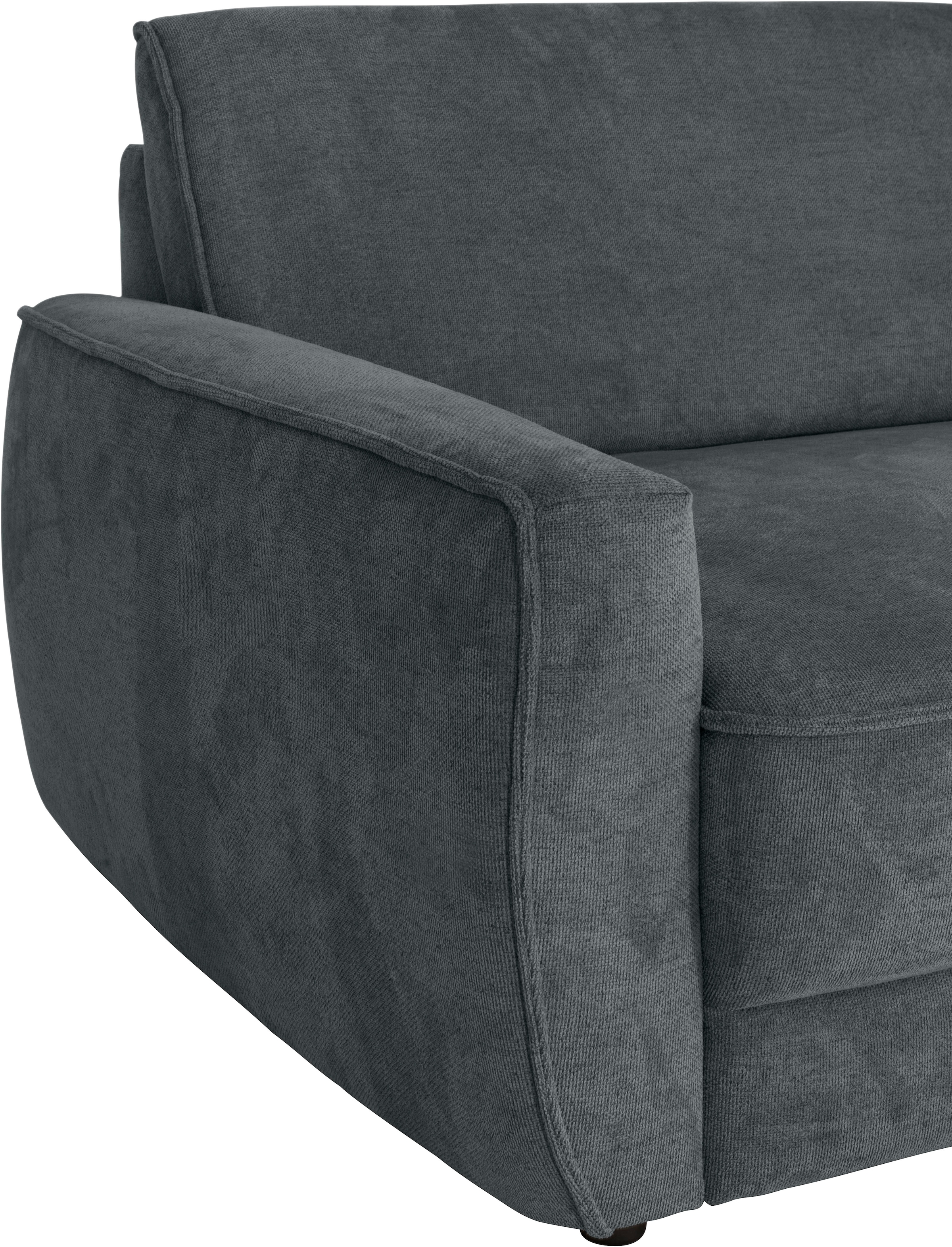 Die PlanBar Big-Sofa »ZE-EM24139, B: 258 cm« SoftSitz-Kaltschaumpolsterung, wahlweise mit Sitztiefenverstellung