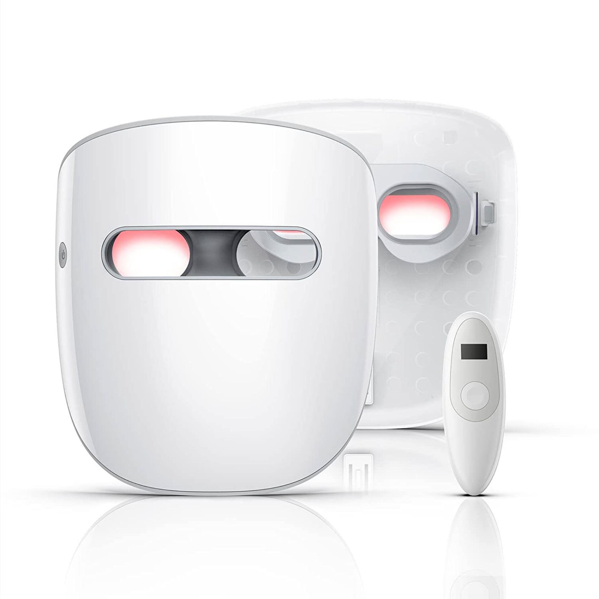 TensCare Gesichtsmassagegerät "Glowmask Gesichtsmakse mit LED" Drei Lichtarten für gezielte Hautpflege