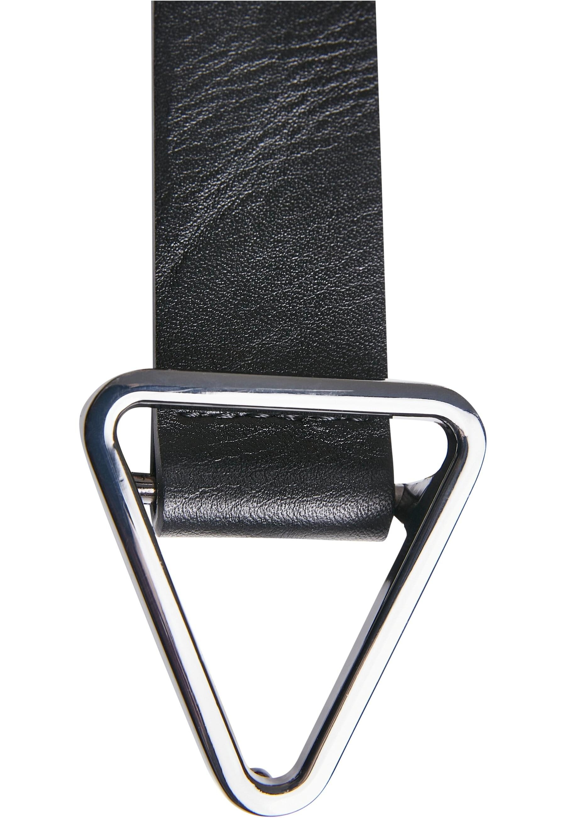 URBAN CLASSICS Hüftgürtel »Urban Classics Unisex Synthetic Leather Triangle Buckle Belt«