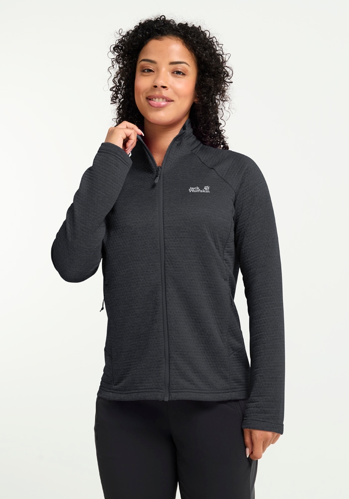 Jack Wolfskin Fleecejacke "ANYTRAIL FZ W" mit 3-in-1-System, aus Polyester