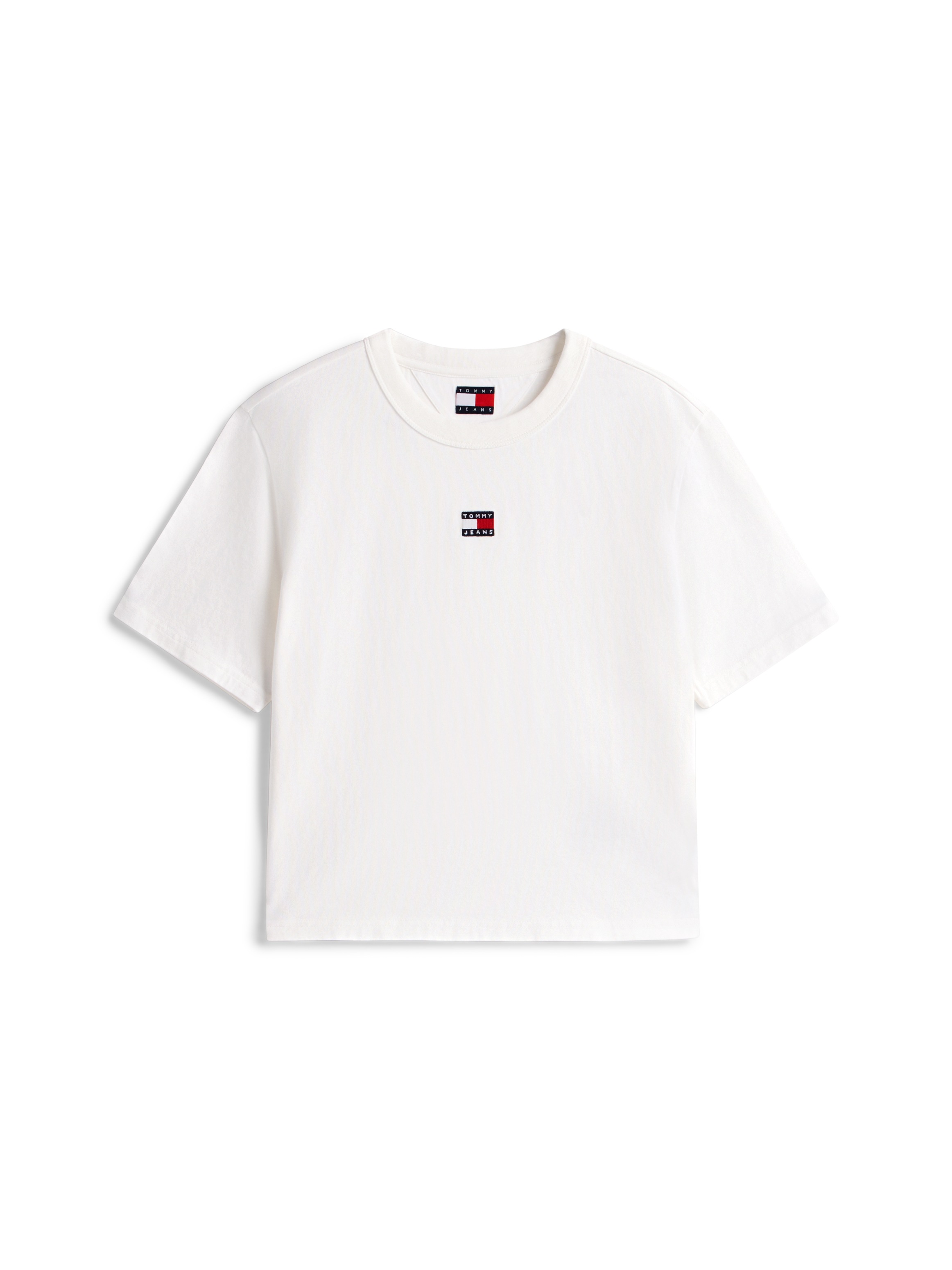 Tommy Jeans Kurzarmshirt »TJW BXY BADGE TEE EXT« Baumwolle, Boxy Fit