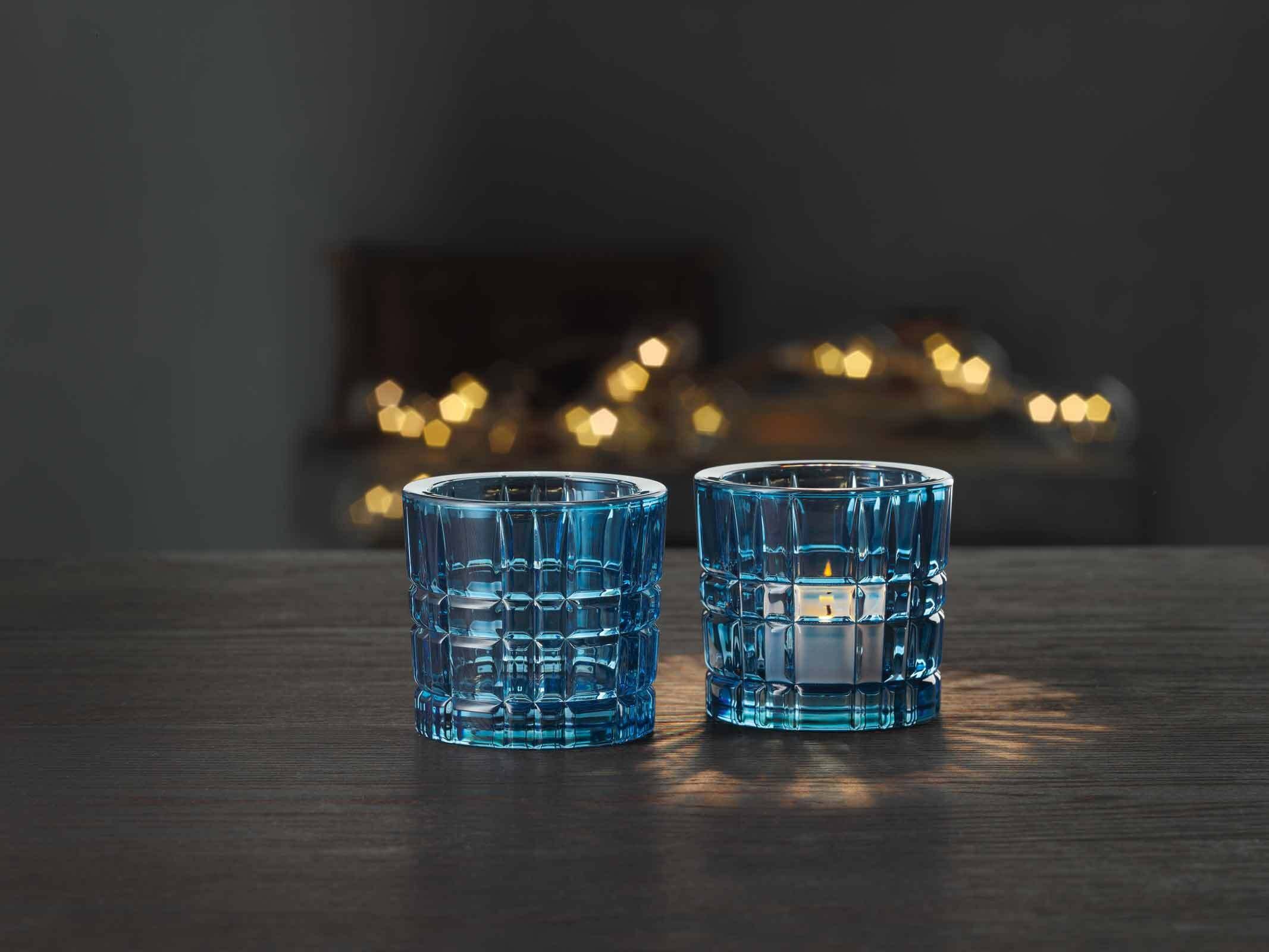 Nachtmann Kerzenhalter »Teelichthalter Square Votives ø 7,1 x 6,6 cm 2er Set«