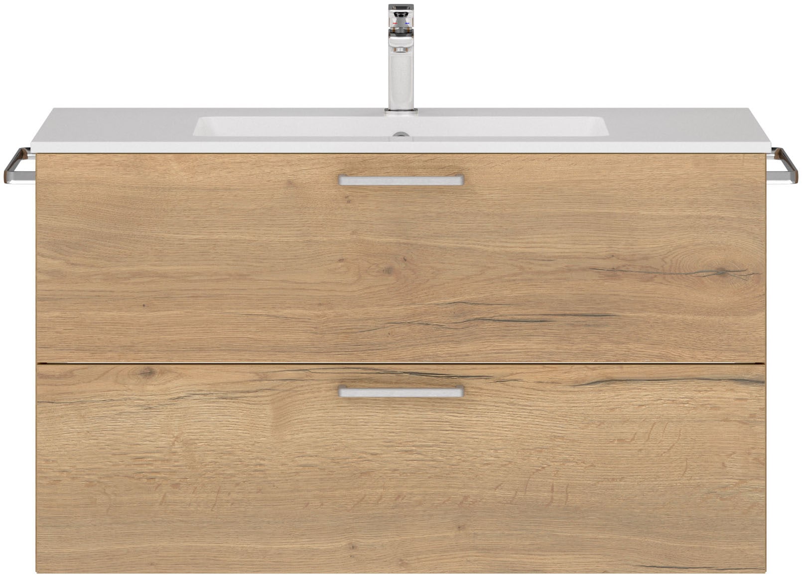 nobilia Waschtisch-Set "Tolvina" vormontiert, mit Soft-Close, 1 Stk. tlg.