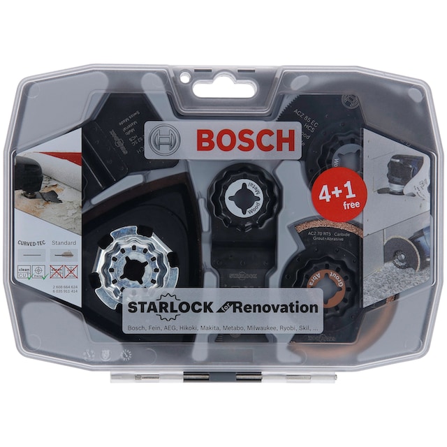 Bosch Professional Werkzeugset »RB-Set Starlock für Renovierungsarbeiten«, 5-tlg.,  Starlock online kaufen | BAUR