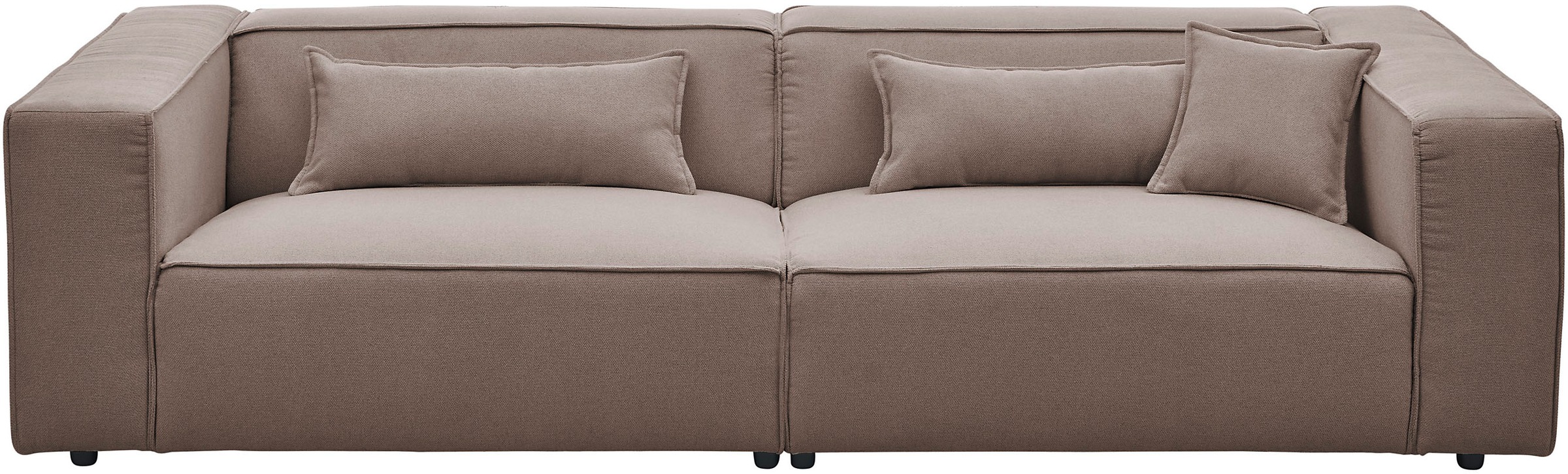 LeGer Home by Lena Gercke 3-Sitzer "PIARA, Couch mit Kedernaht, Sofa in Cor günstig online kaufen