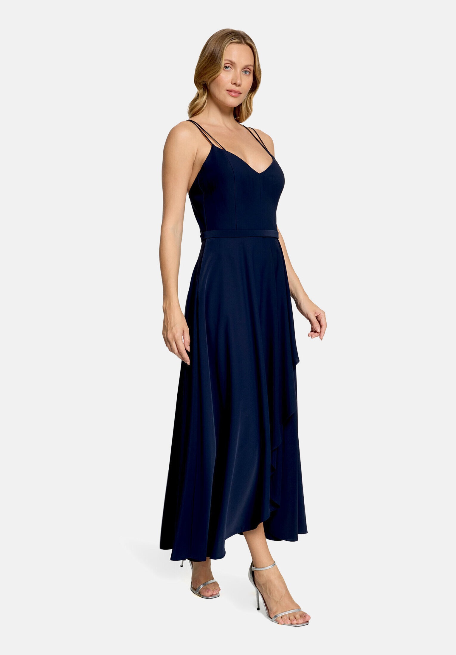 Vera Mont Abendkleid "Damen mit Volant" Nahttasche Design