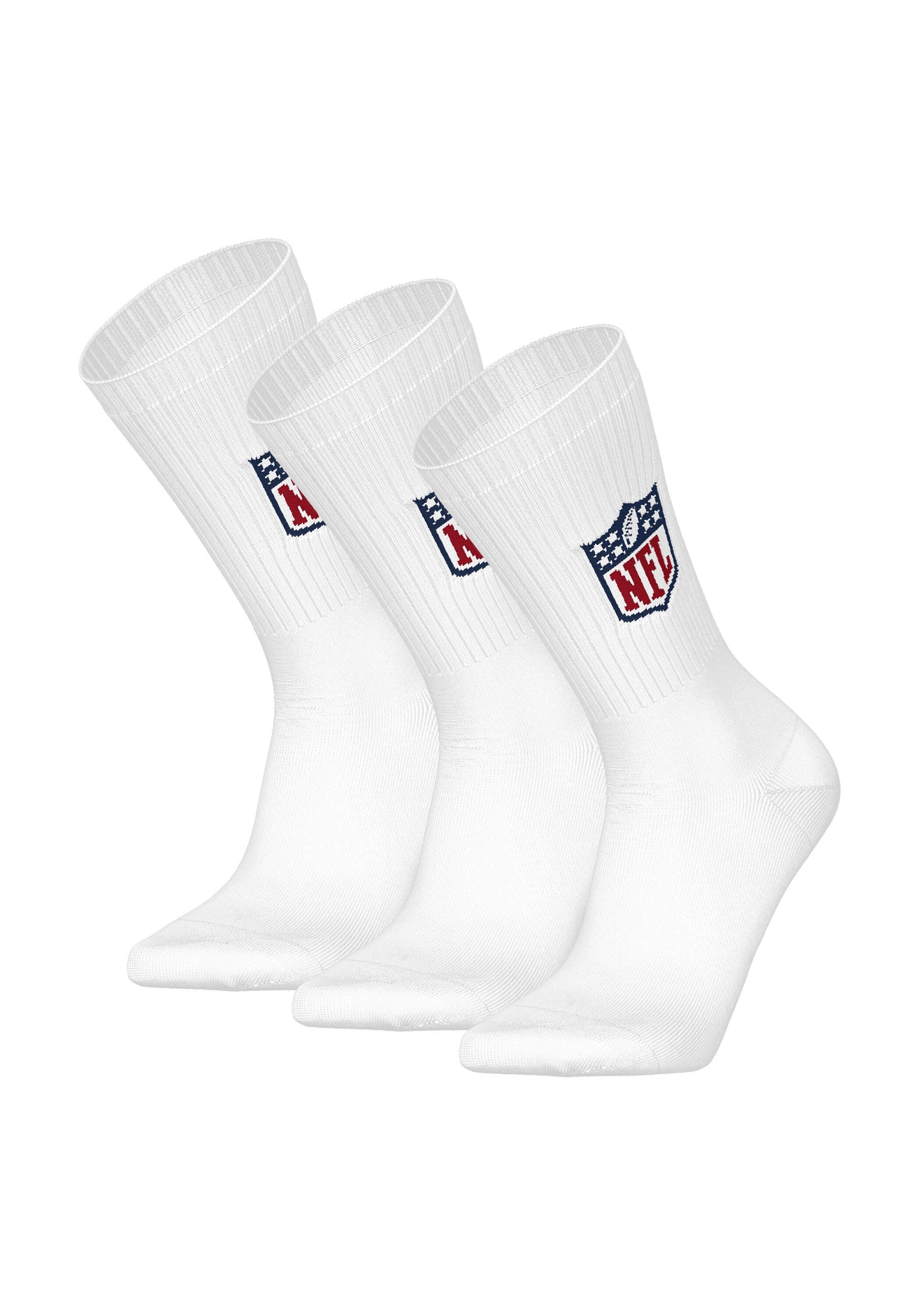 NFL Kurzsocken "Socken NFL SHIELD 3Pack Crew Socks 3er Pack"