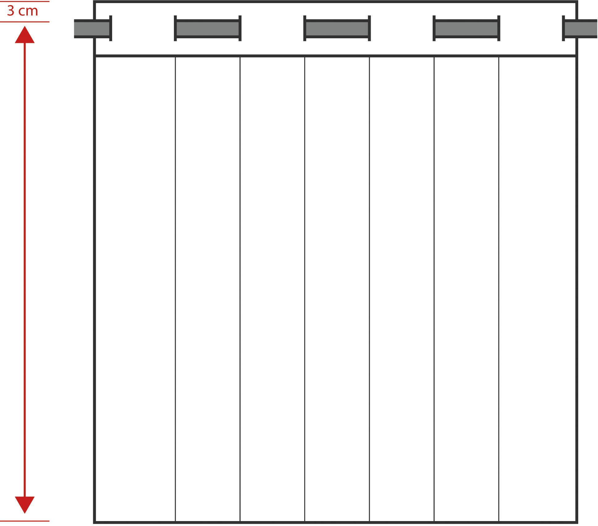 Neutex for you! Vorhang »Opus«, (1 St.), Ösenschal mit 8 Metallösen, Breite:  146 cm x Höhe: 245 cm | BAUR