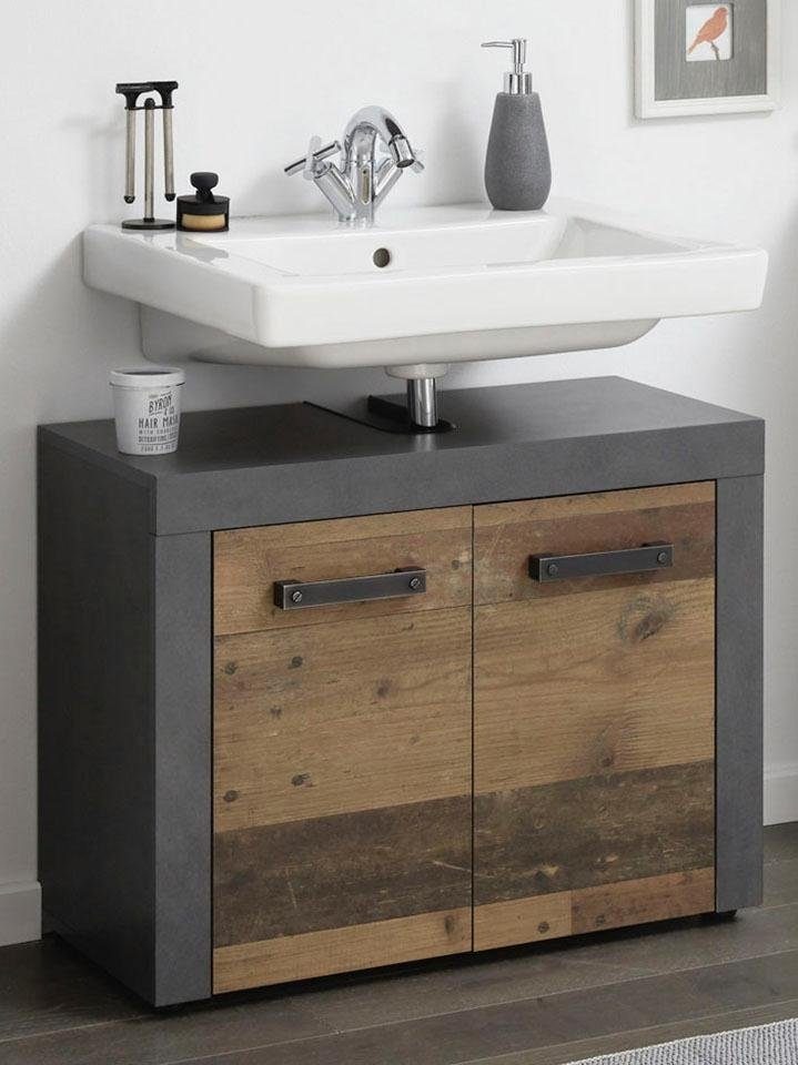 INOSIGN Waschbeckenunterschrank "Ilana" moderner Industrial Style günstig online kaufen
