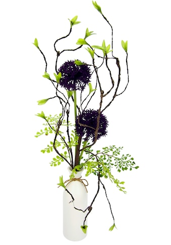 I.GE.A. Kunstblume »Arrangement Allium« vaza i...