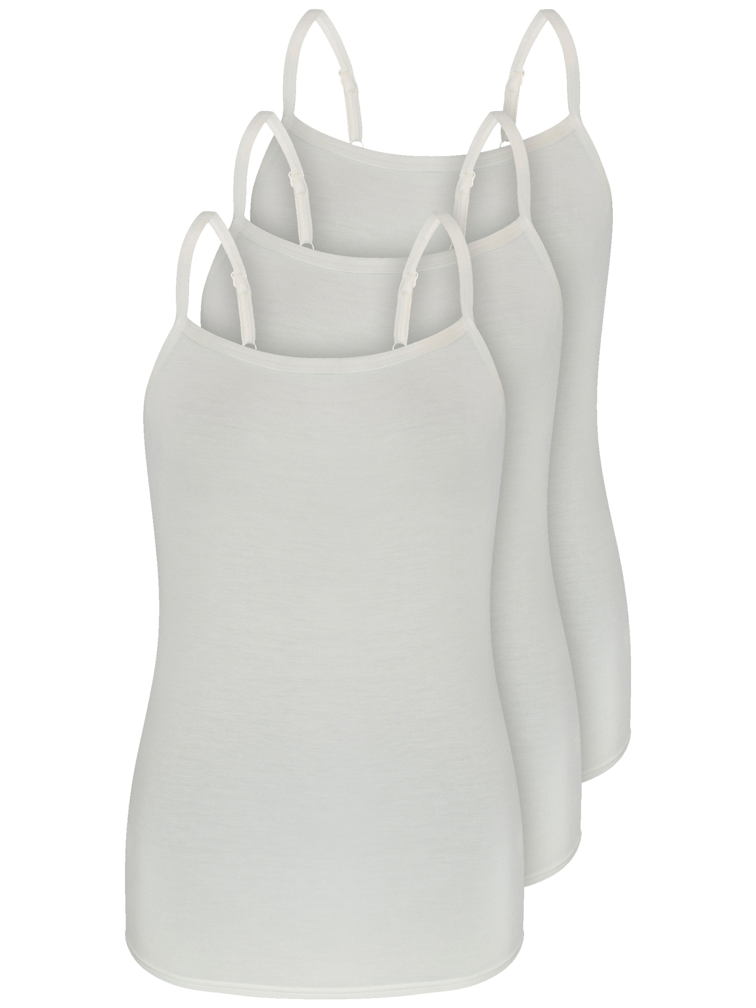 Sassa Achseltop "3er Pack Spaghetti Top Lovely Skin" 3 Stück, 3 Stk.