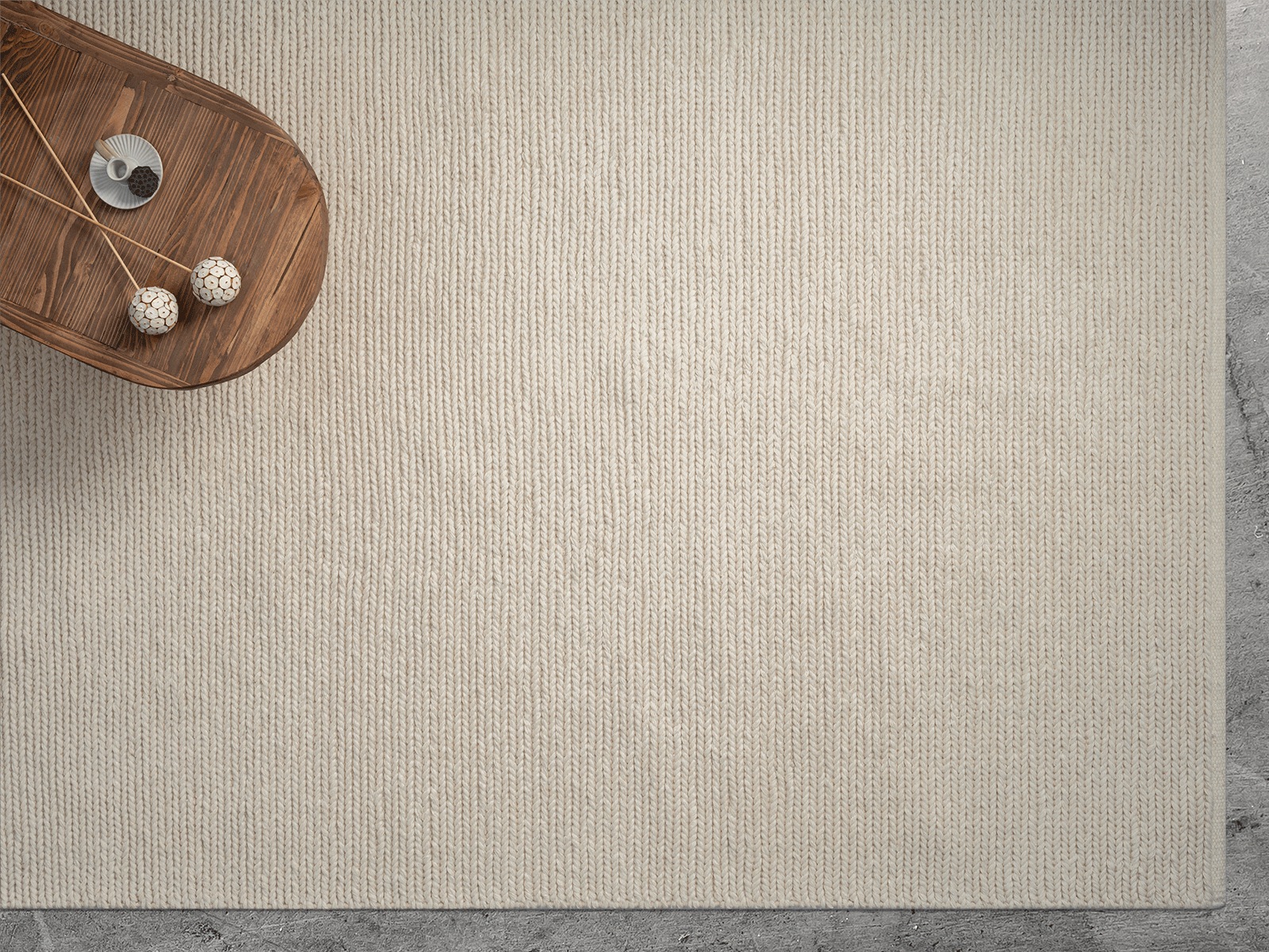 the carpet Teppich »Premium Wool«, rechteckig, Wool Handweb-Teppich Naturfaser Wollteppich