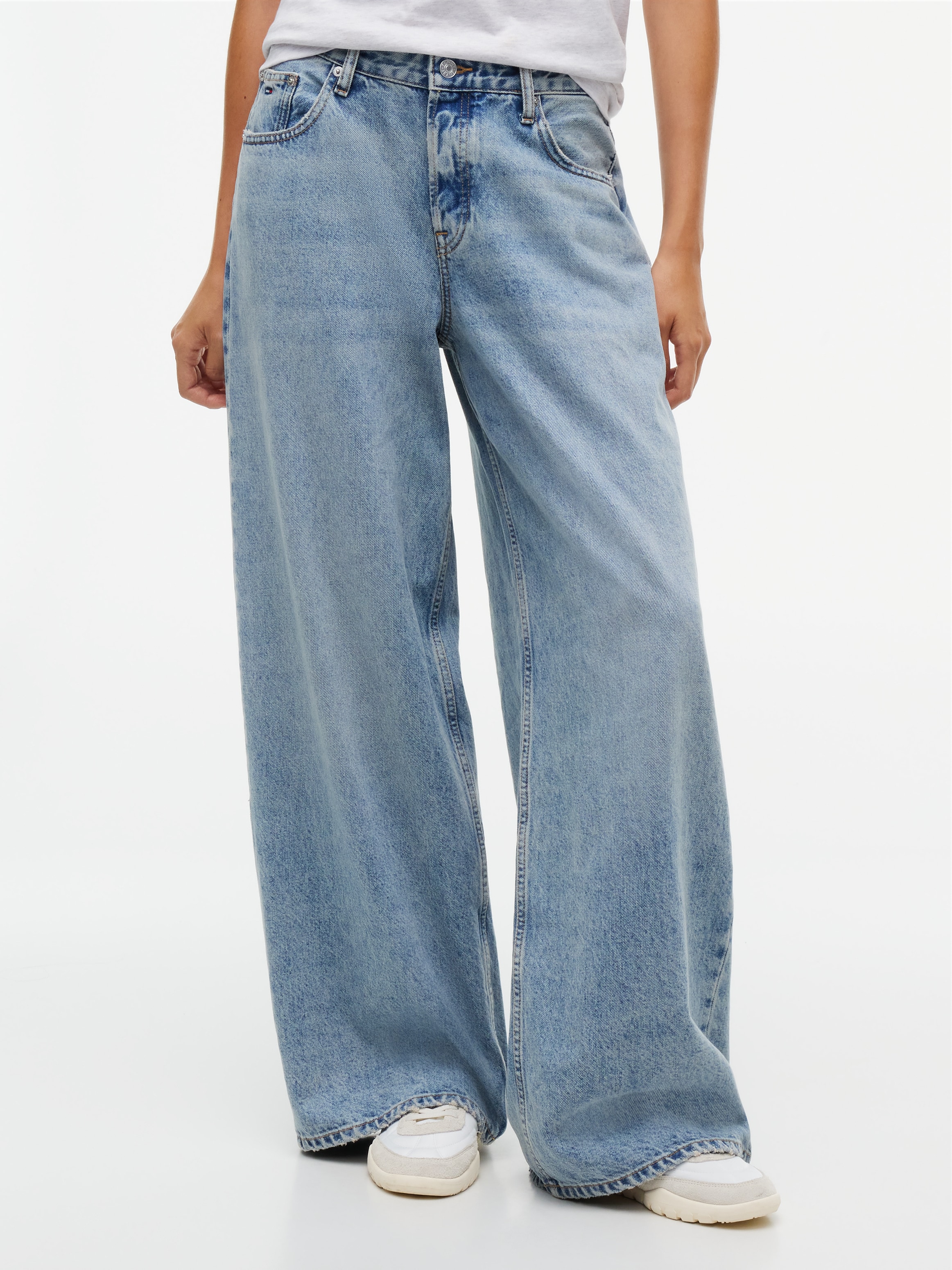 Tommy Jeans "DAISY LOW RISE LOOSE DJ5014" Baumwollmischung