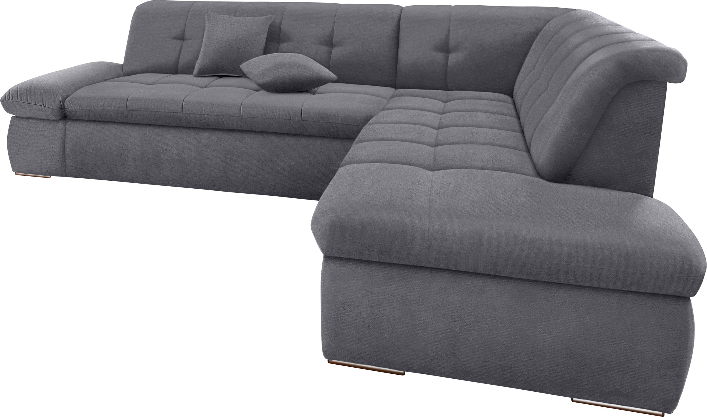 DOMO collection Ecksofa "Moric Luxus incl. Zierkissen B/T/H: 273/216/80 cm" günstig online kaufen