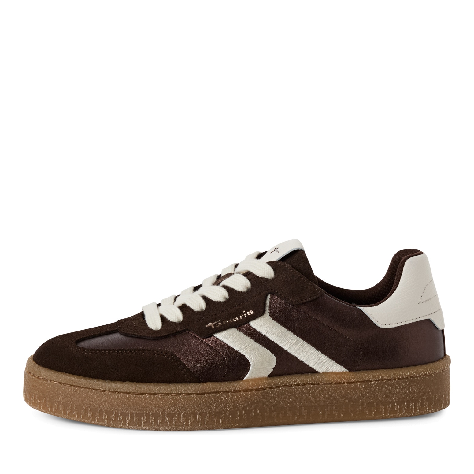 Tamaris Plateausneaker, Freizeitschuh, Halbschuh, Schnürschuh mit gepolstertem Schaftrand