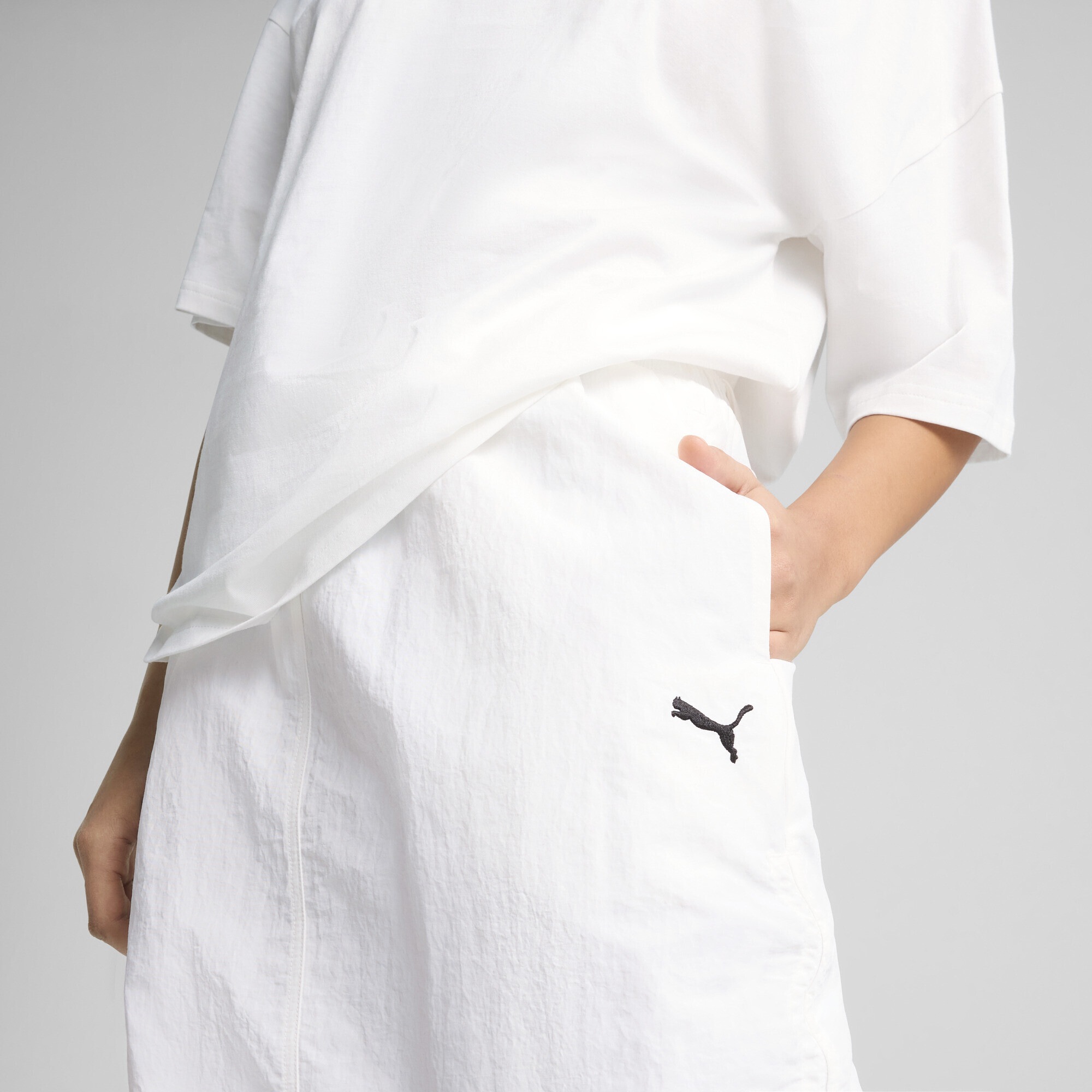 PUMA Jerseyrock »WARDROBE ESS Gewebter Maxirock Damen«