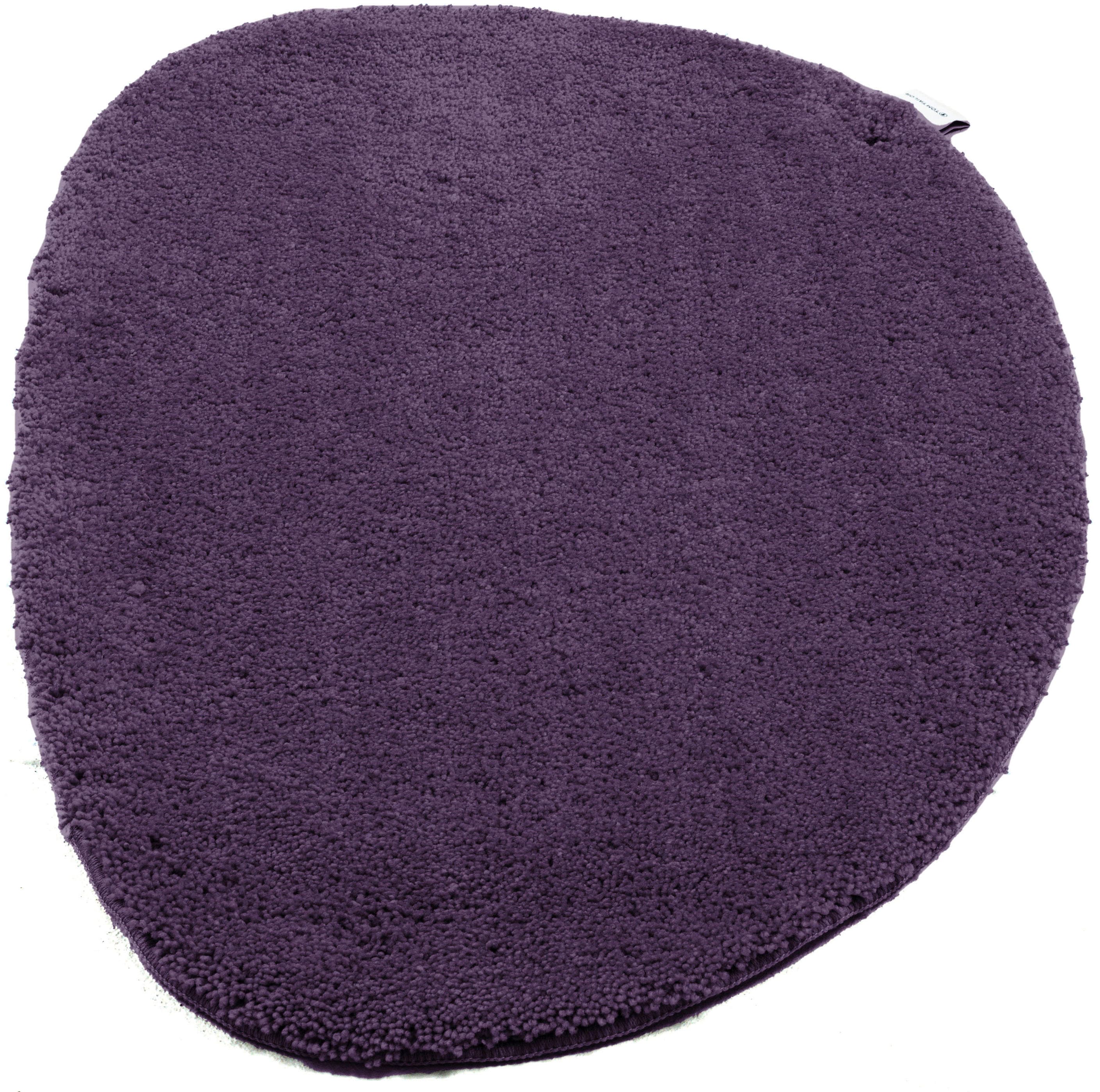TOM TAILOR HOME Badematte "Cozy Bath UNI, Badvorleger, Badezimmer Teppich" Höhe 27 mm rutschhemmend beschichtet fußbodenheizungsgeeignet Badteppich, Uni Farben, rechteckig, in rund & oval erhältlich